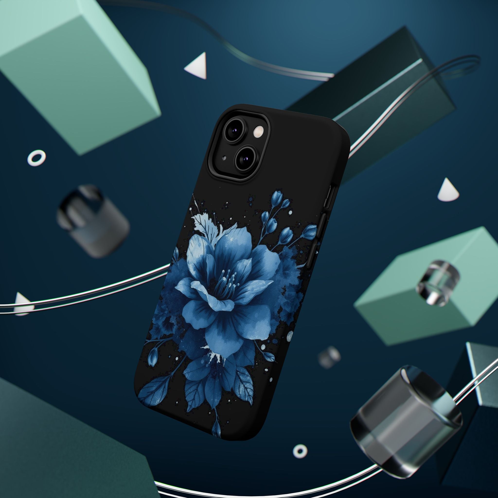 iPhone Serene Floral Watercolor Splash Design Slim Everyday Designer · iPhone Ca