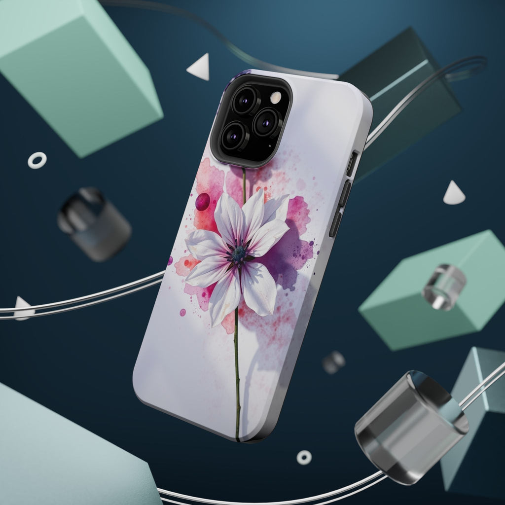 iPhone Floral Watercolor Splash Bold Art Slim Everyday iPhone 15 · iPhone Case