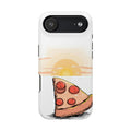 iPhone Earthy Pizza Slice Sunset Design Slim Everyday Designer Case · iPhone Cas