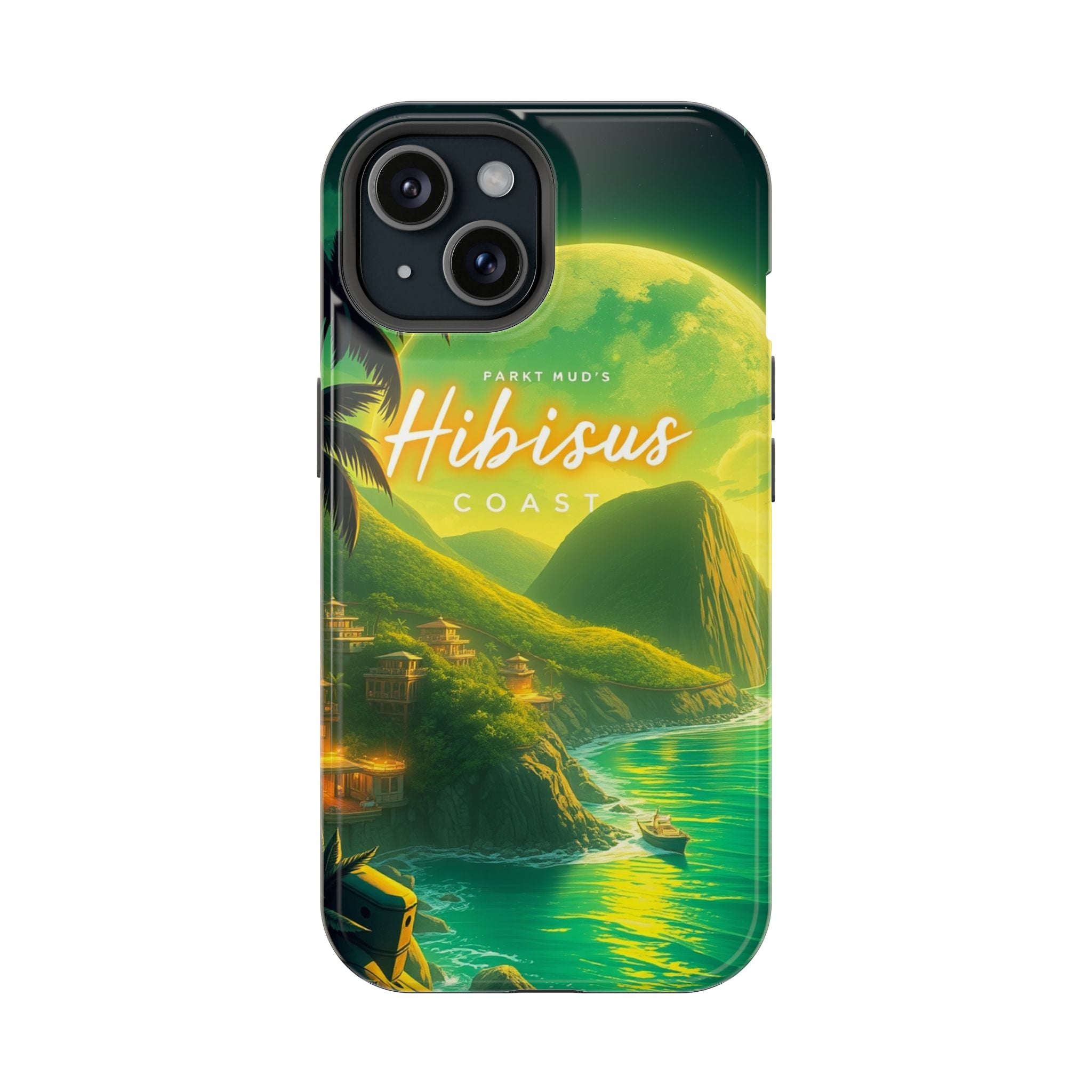iPhone Dreamy Hibiscus Coast Design Slim Everyday Designer Case · iPhone Case