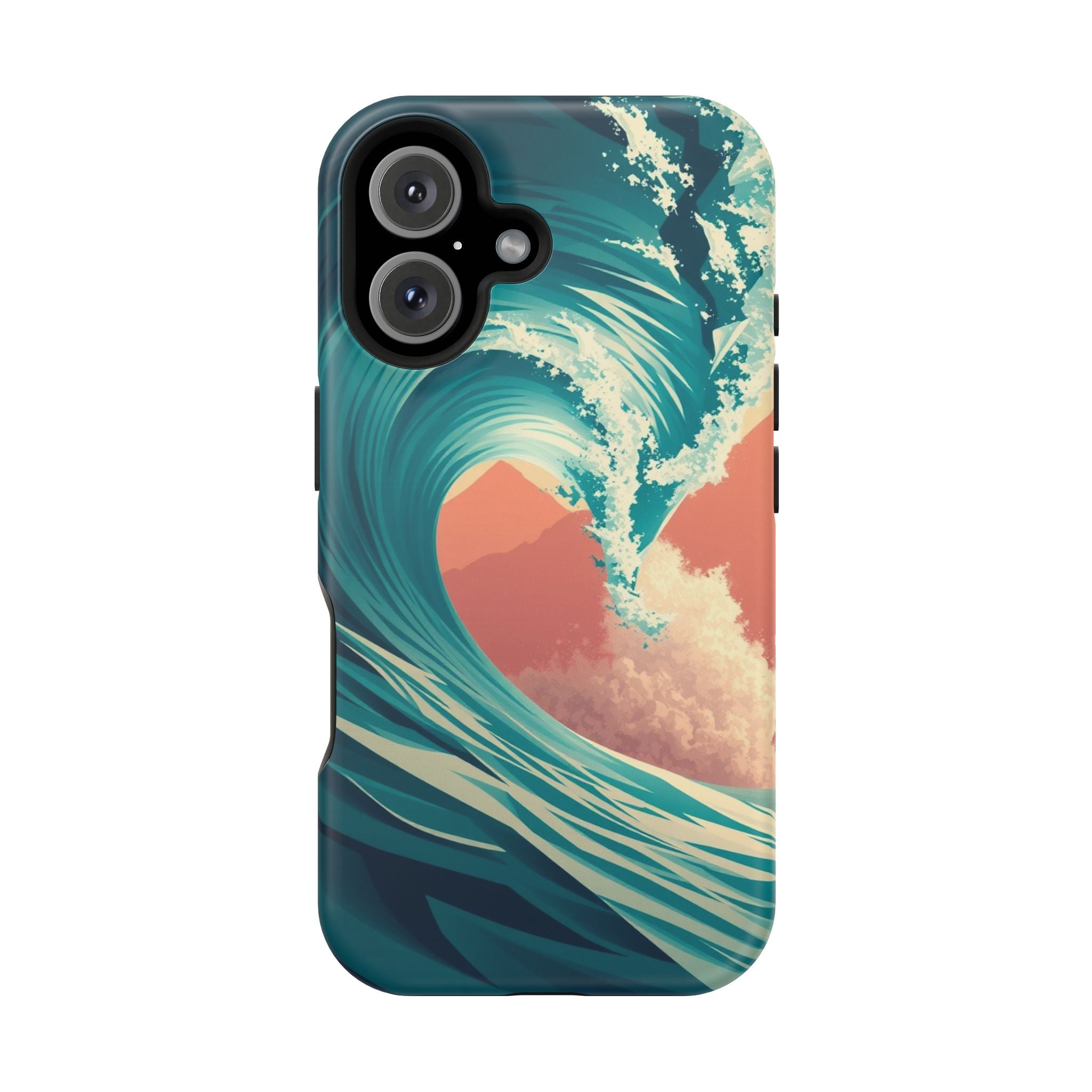iPhone Ocean Wave Crash Cinematic Art Slim Everyday Designer Case · iPhone Case