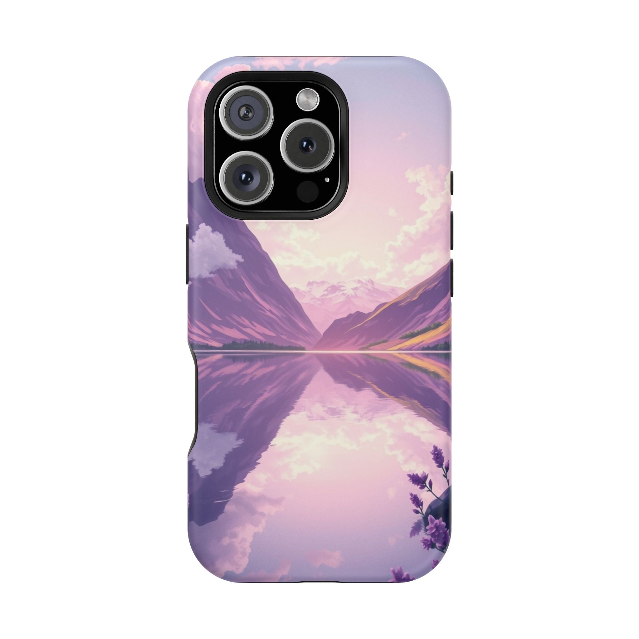 iPhone Lavender And Pearl Fjord Reflection Slim iPhone Everyday · iPhone Case
