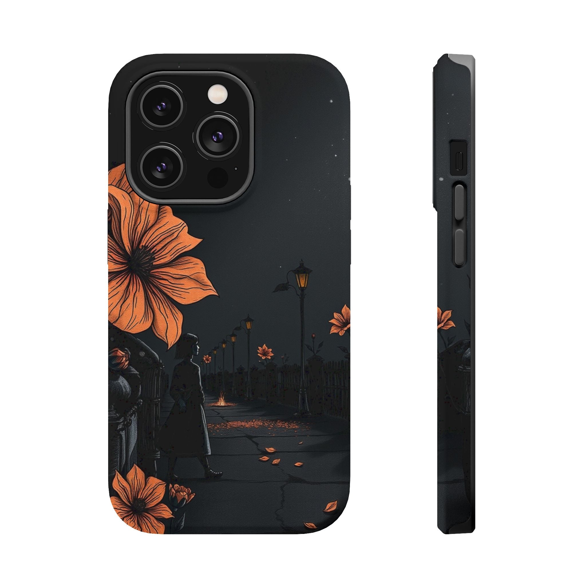 iPhone Night Bloomer Electric Art Bold Modern Everyday Snap Case · iPhone Case