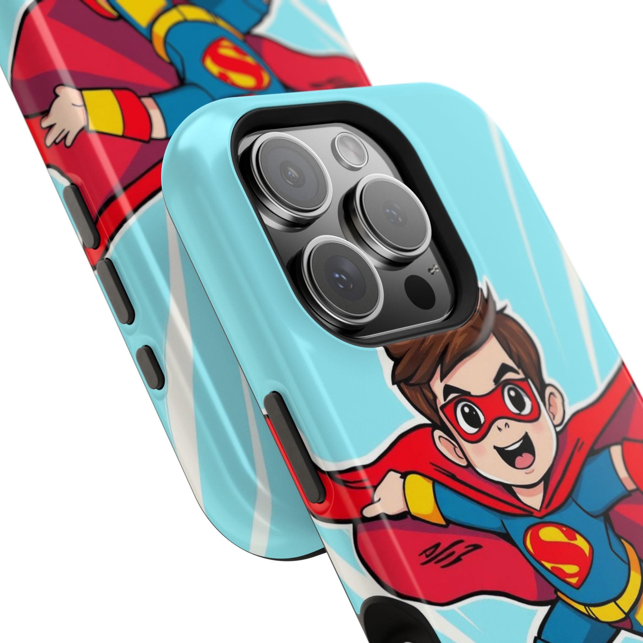 iPhone Kid Superhero Flying Kids Fun iPhone Phone Case Gift Slim · iPhone Case
