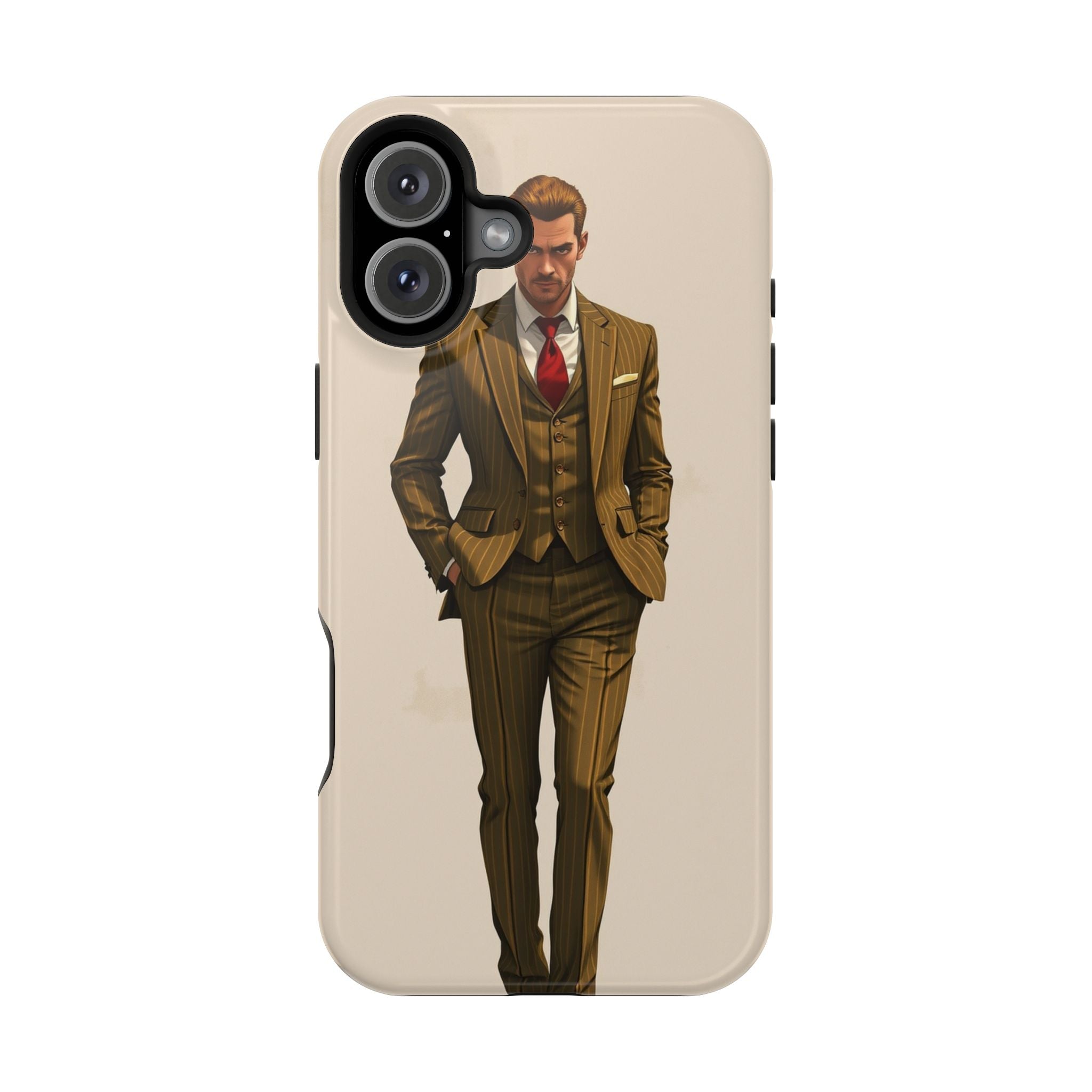 iPhone Pinstripe Suit Grunge Distressed Slim Everyday Designer Case · iPhone Cas