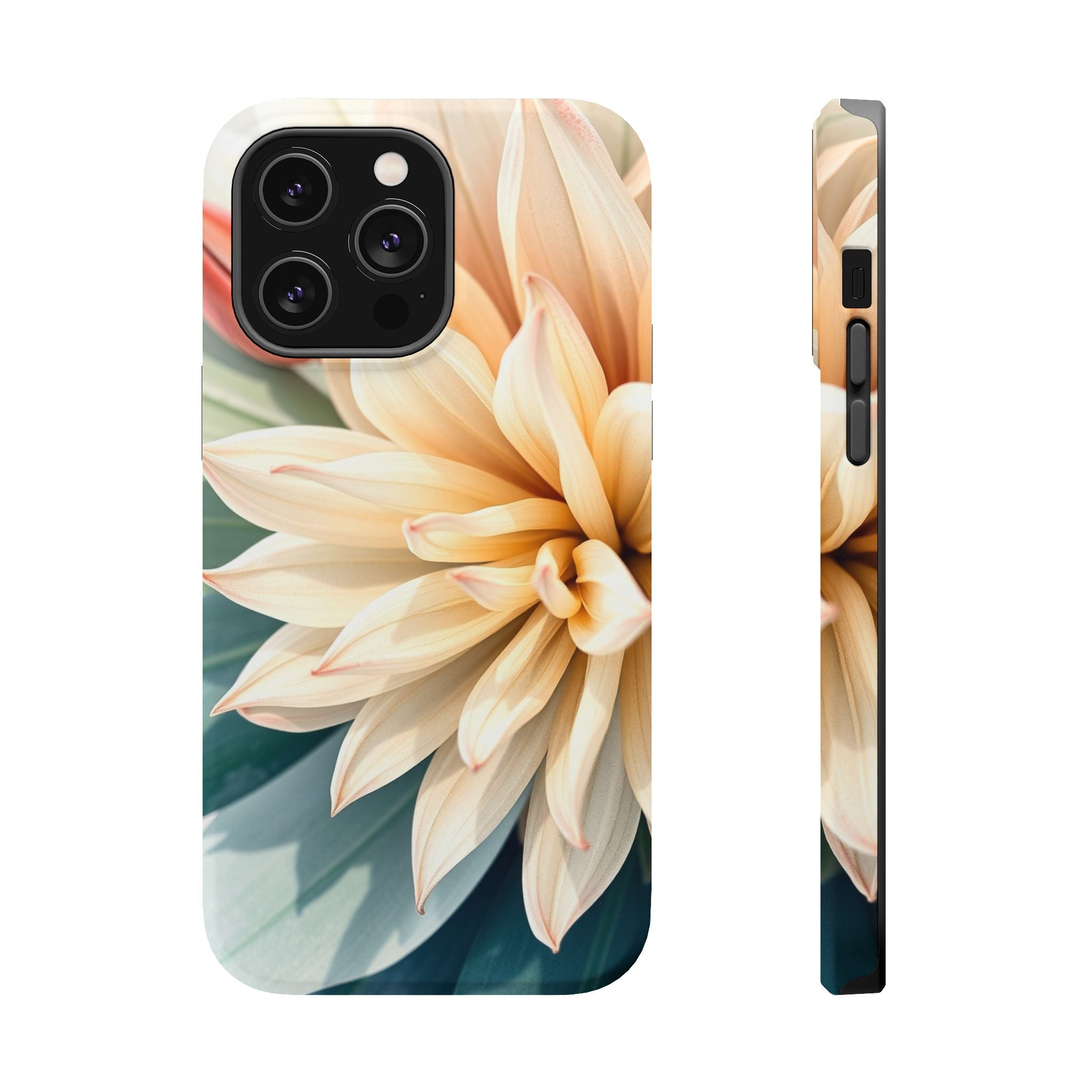iPhone Neon Floral Radiant Design Clean Minimal Snap Case · iPhone Case