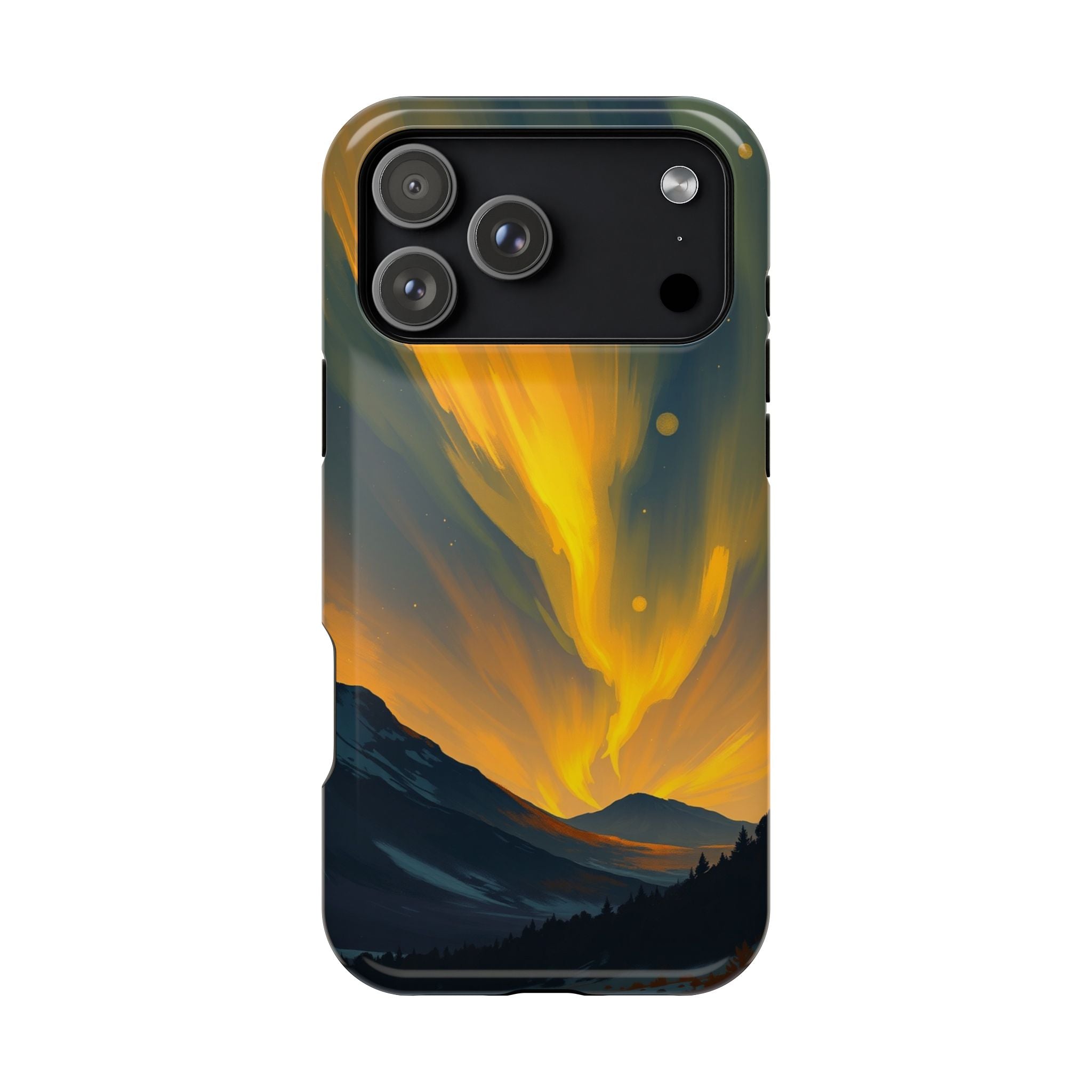 iPhone Serene Northern Lights Design Slim Everyday Designer Case · iPhone Case