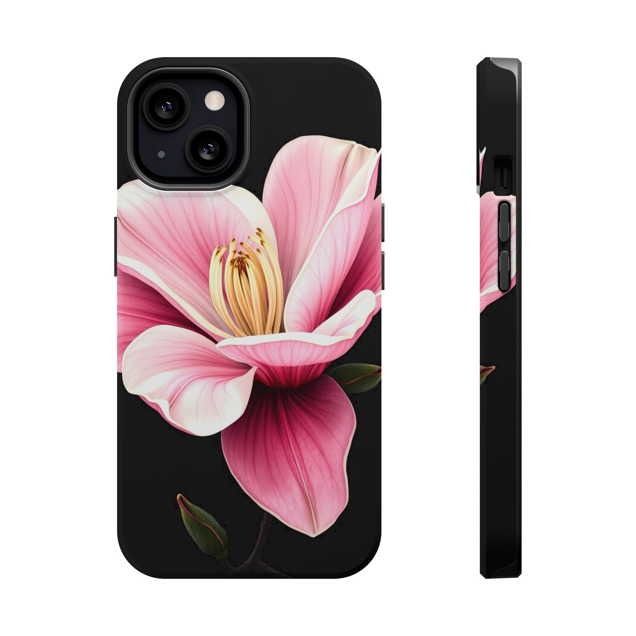 iPhone Magnolia Dream Dark Gothic Ink Slim Everyday Designer Case · iPhone Case