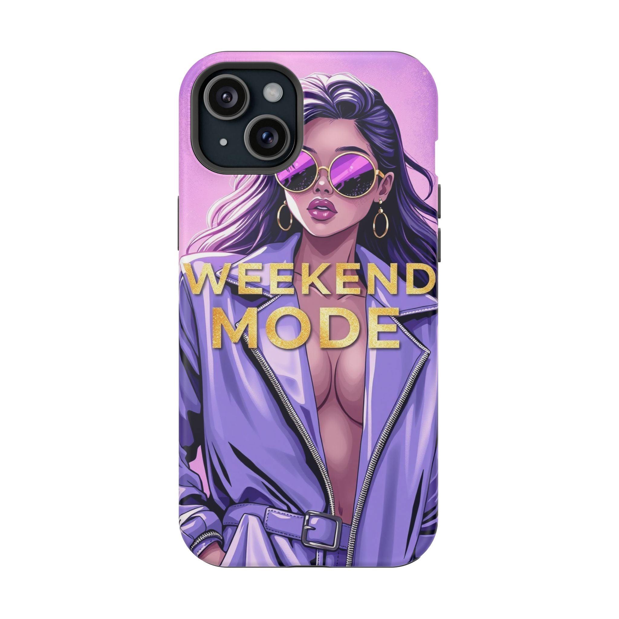 iPhone Lavender And Pearl Weekend Mode On Slim Everyday Designer Case · iPhone C