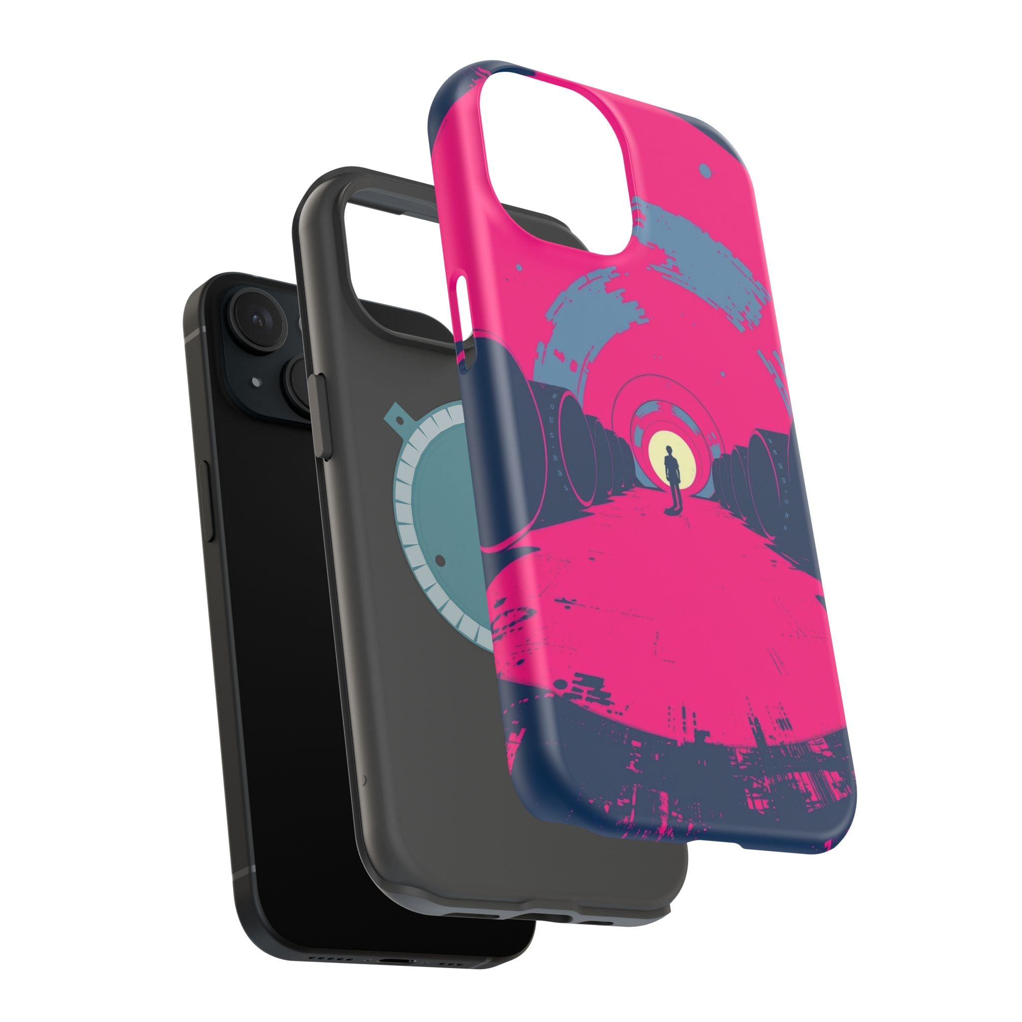 iPhone 1960s Mod Circles Bold Art Bold Modern Everyday Snap Case · iPhone Case
