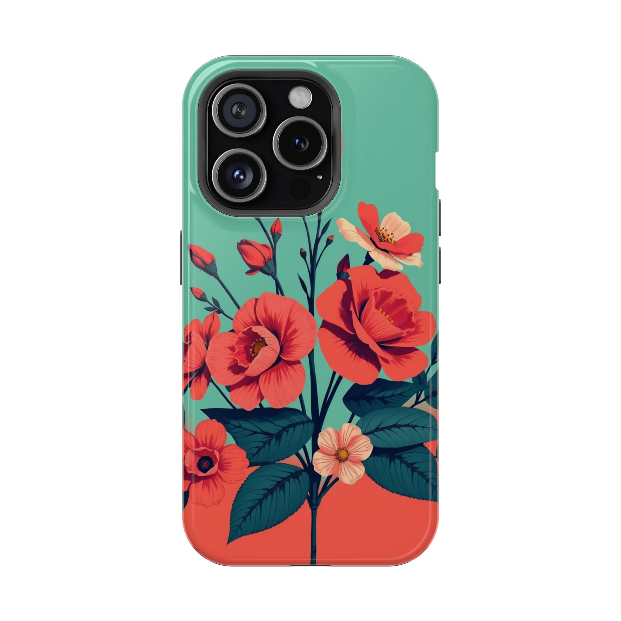 iPhone Pin-up Floral Cinematic Art Bold Modern Everyday Snap Case · iPhone Case