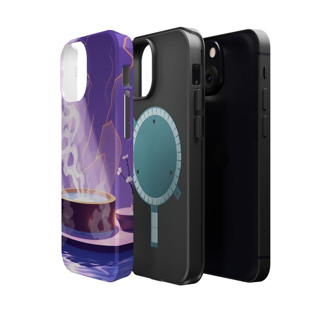 iPhone Hot Spring Steam Gold Foil Luxury Slim Everyday iPhone Designer · iPhone
