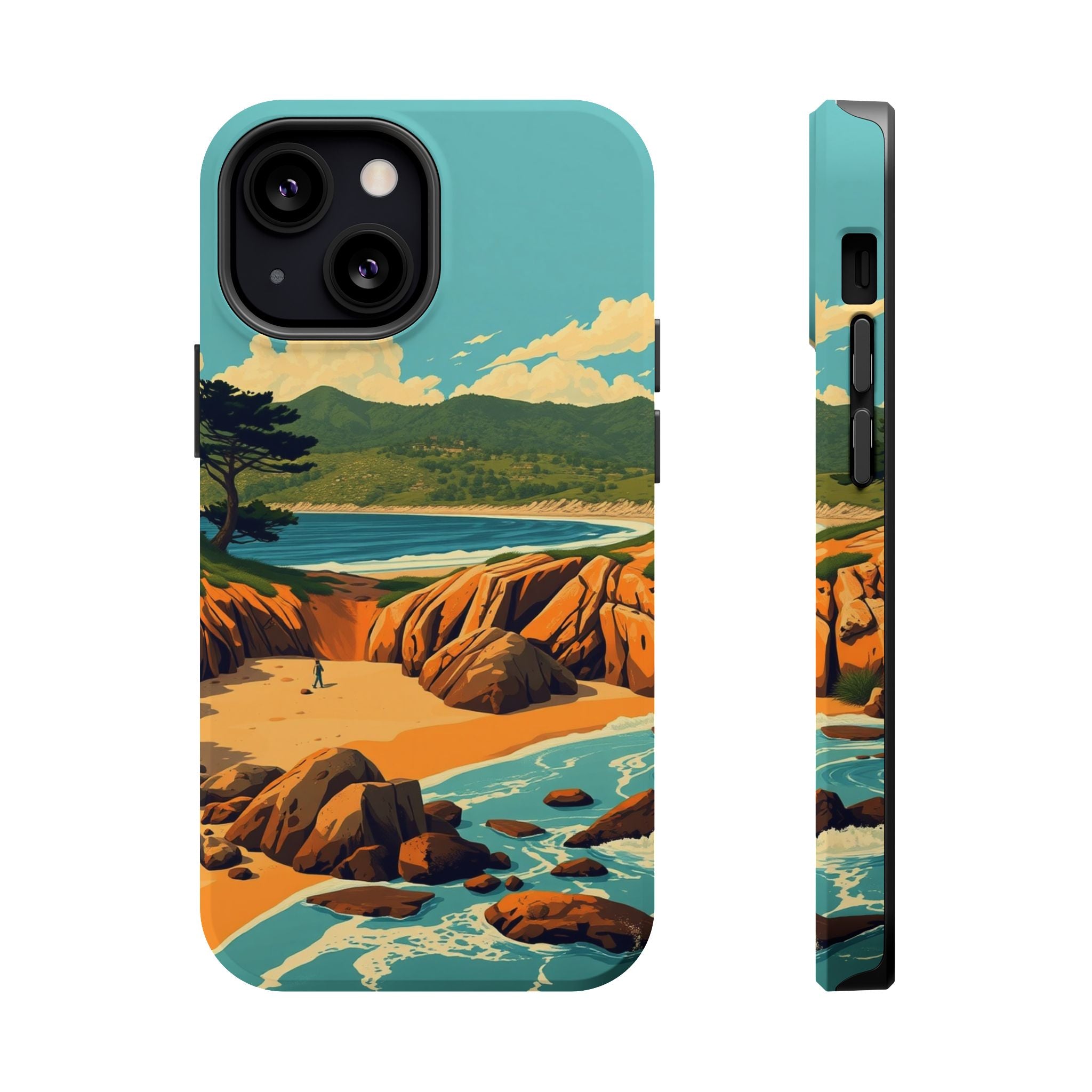 iPhone Pebble Beach Vintage Retro Poster Slim Everyday iPhone Designer · iPhone