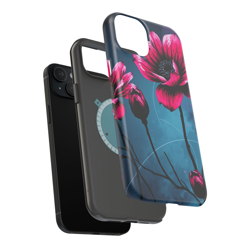 iPhone Floral Ink Wash Bold Art Slim Everyday Designer Case · iPhone Case