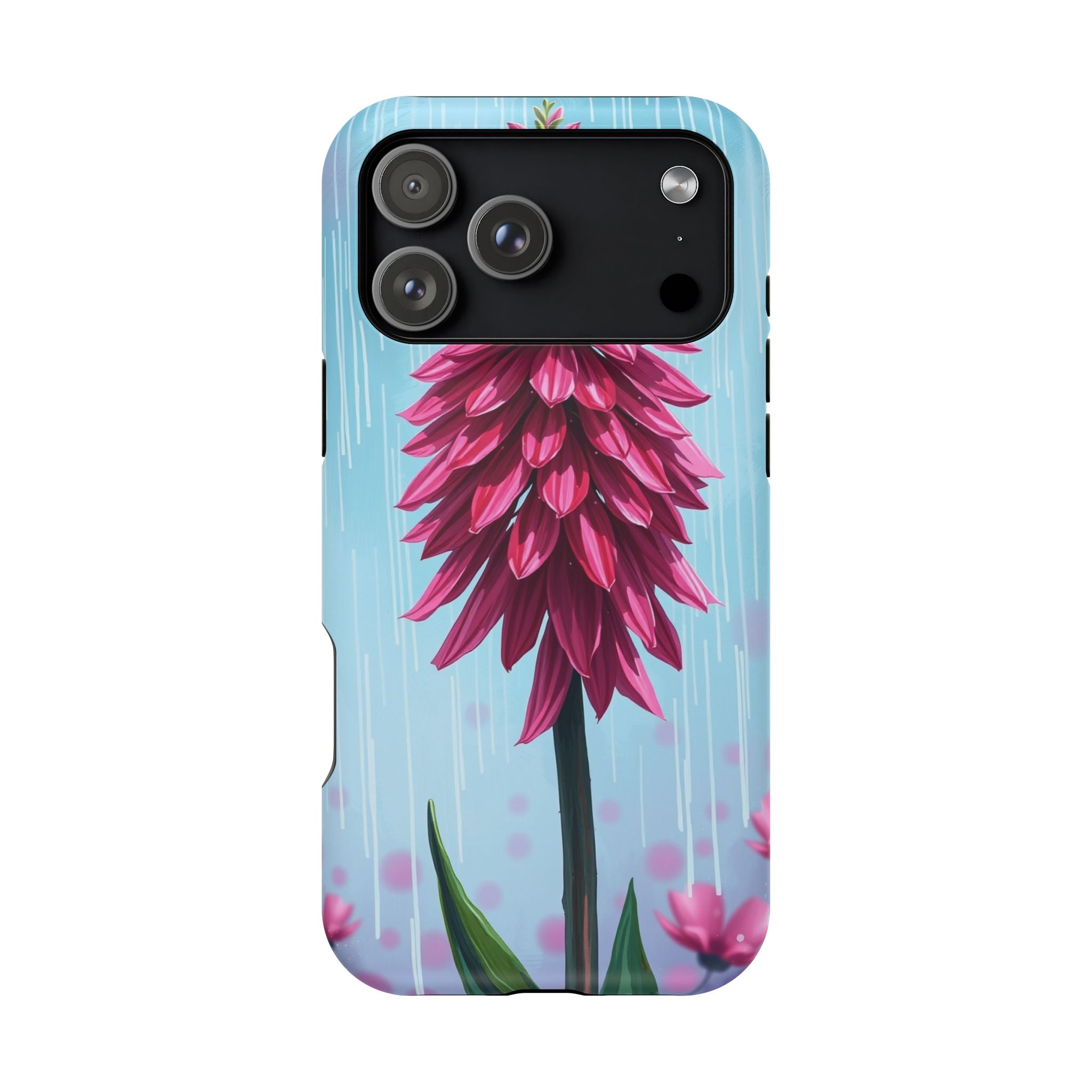 iPhone Cyan And Magenta Spring Shower Bloom Slim iPhone Everyday · iPhone Case