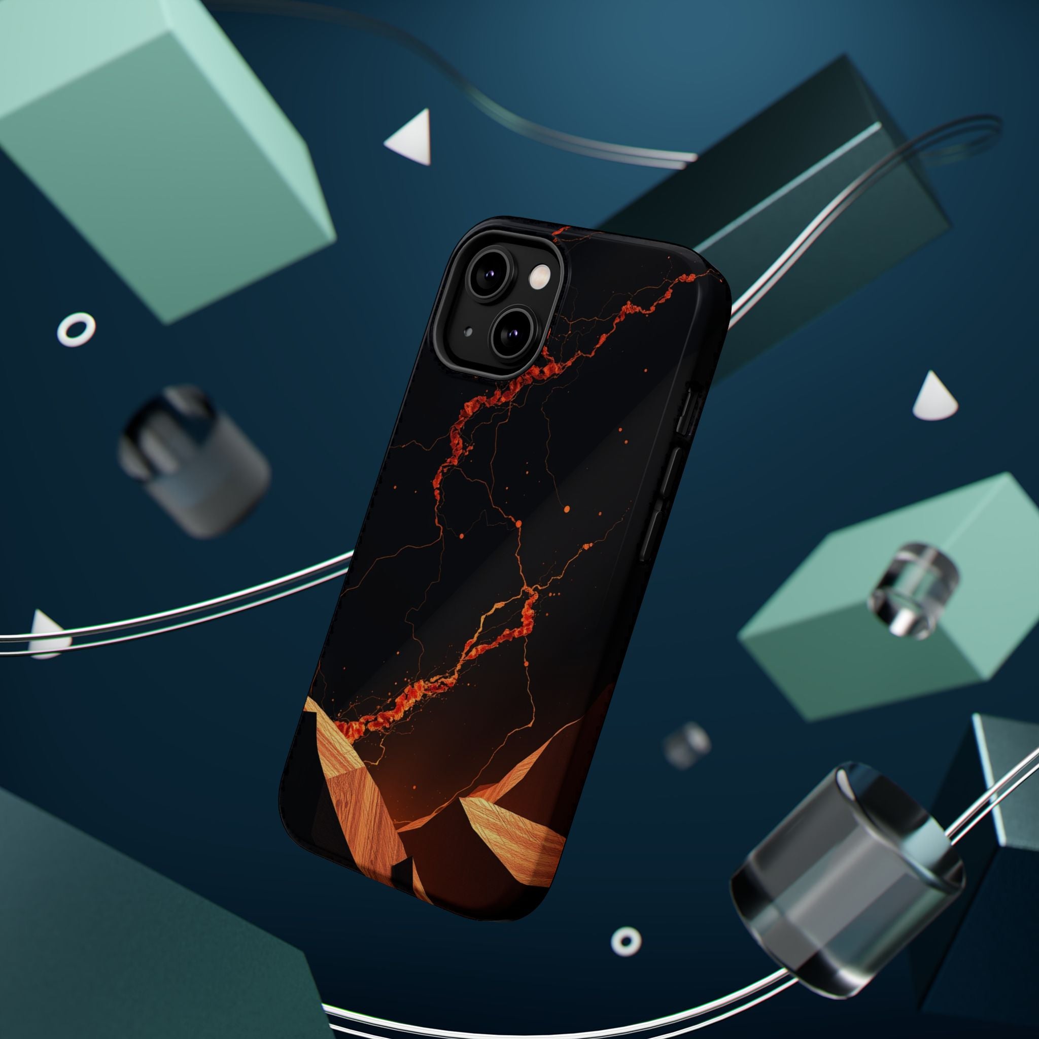 iPhone Petal Storm Electric Art 10 Bold Modern Everyday Snap Case · iPhone Case