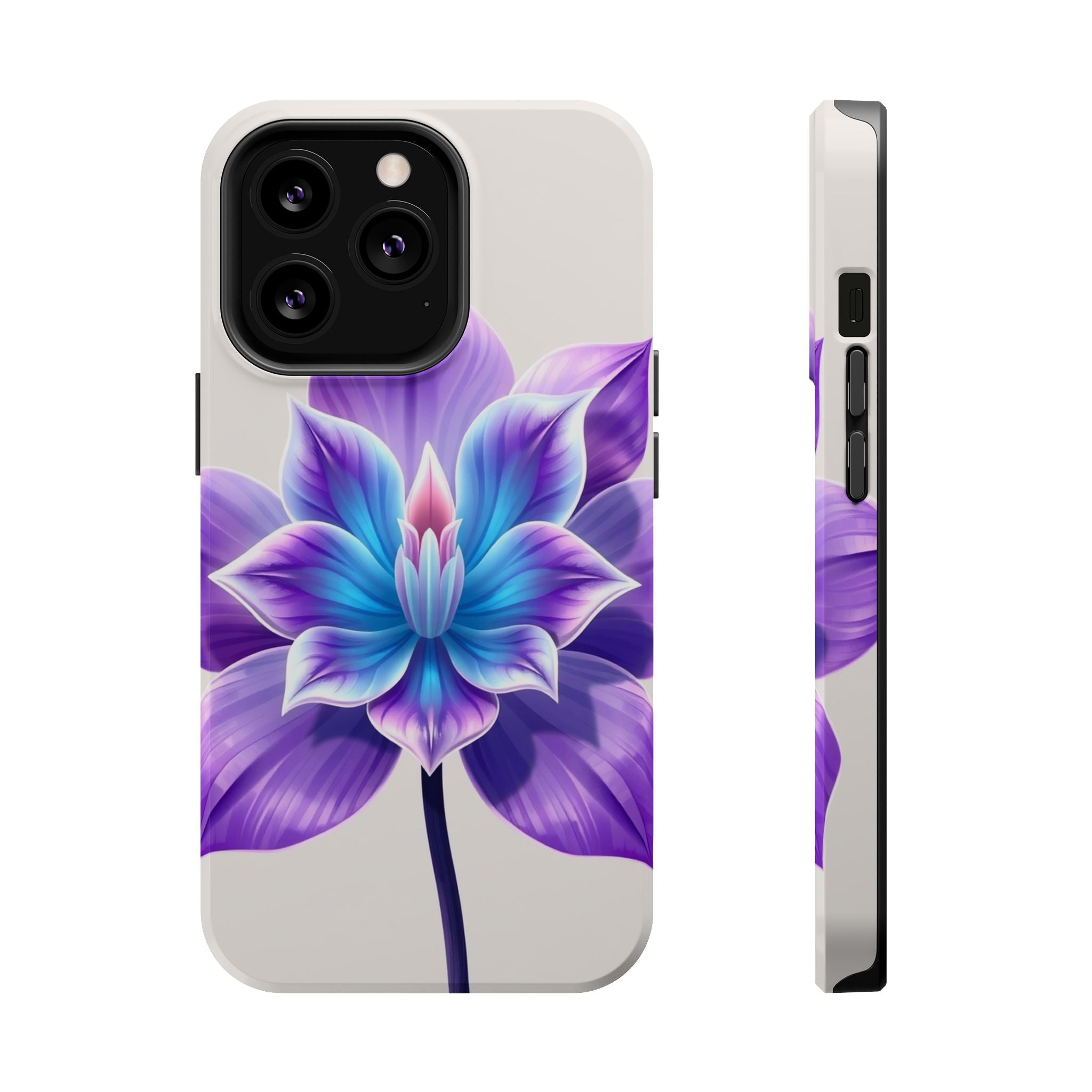 iPhone Dreamy Neon Floral Design 10 Slim Everyday Designer Case · iPhone Case
