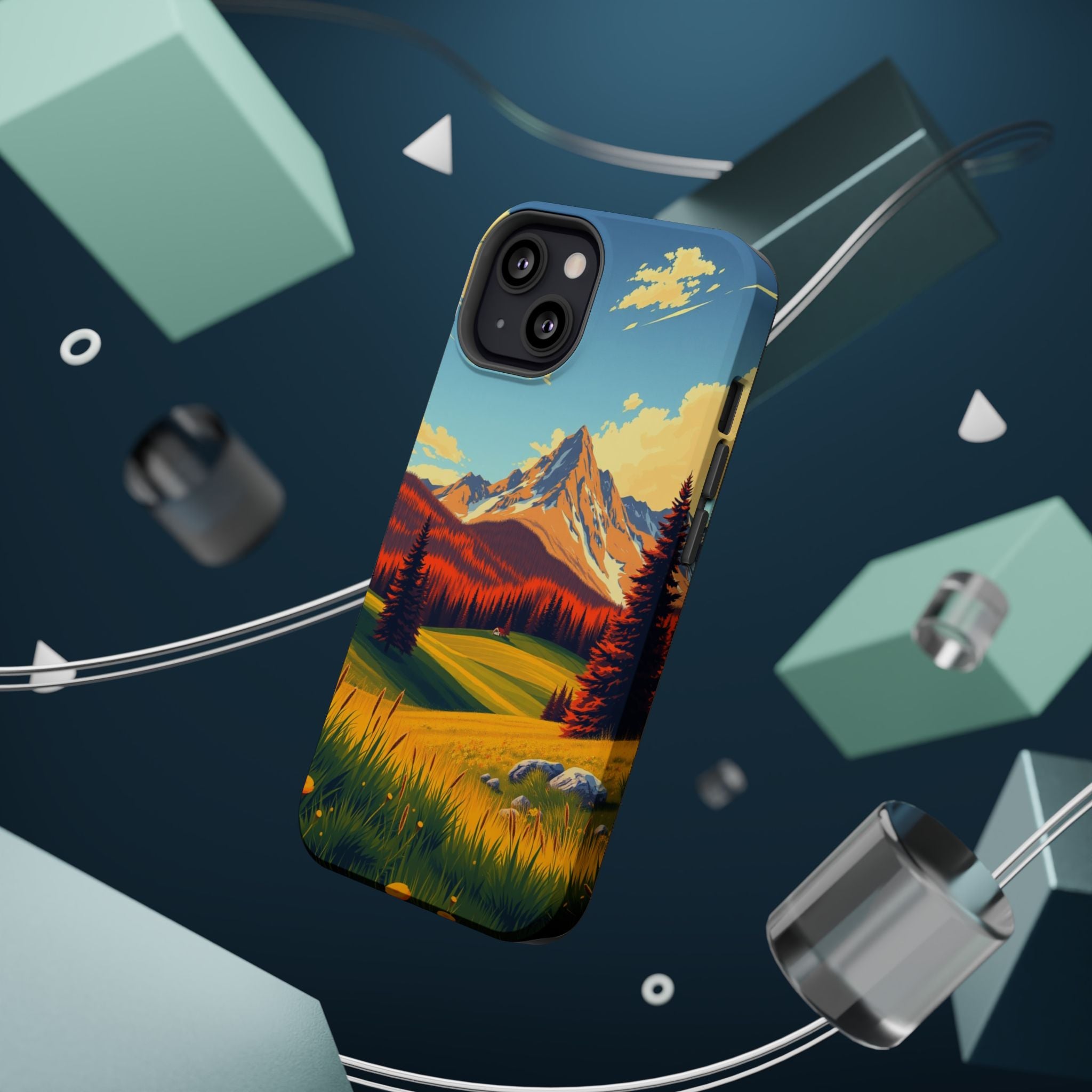iPhone Radiant Alpine Meadow Design Slim Everyday Designer Case · iPhone Case