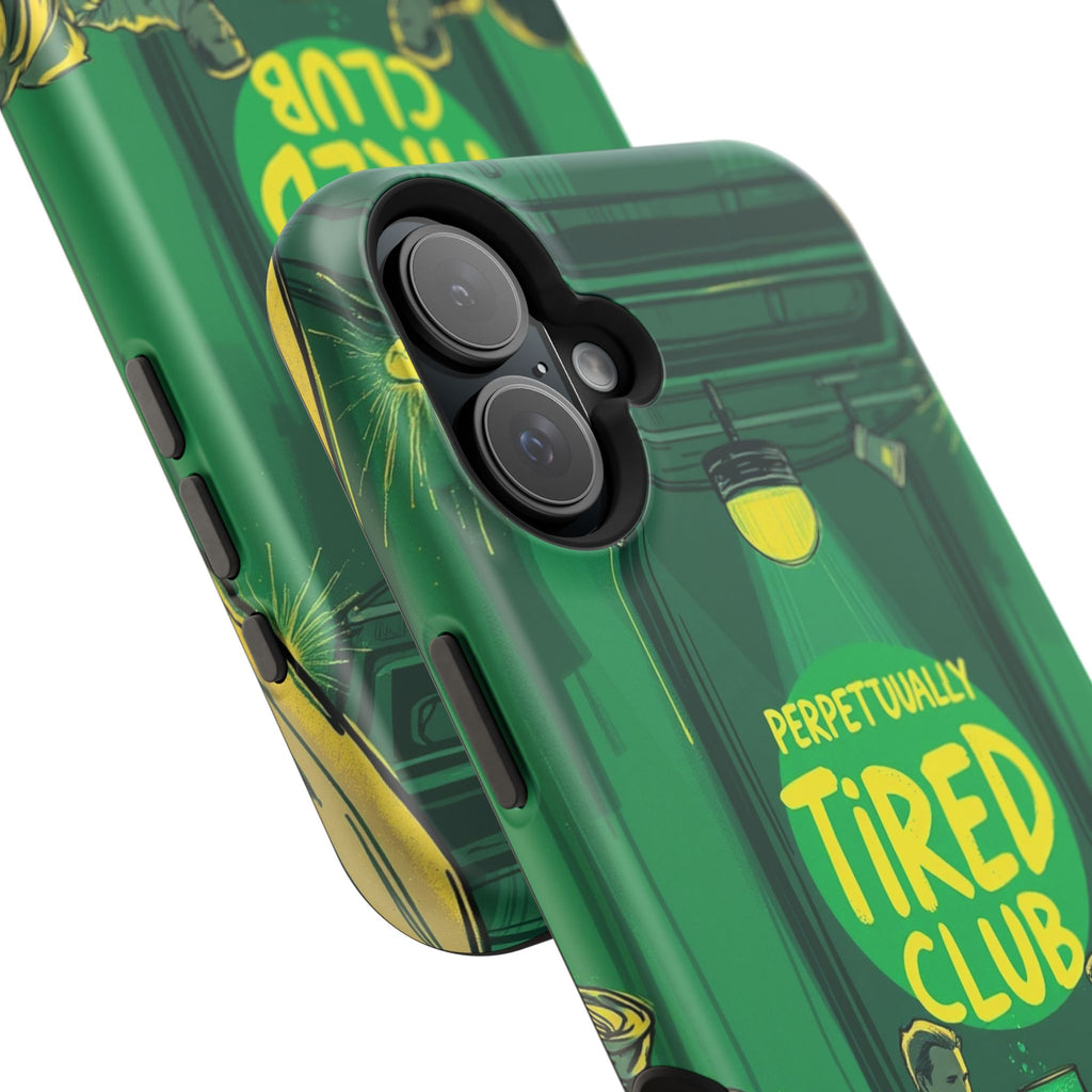 iPhone Radiant Perpetually Tired Club Design Slim Everyday Designer Case · iPhon