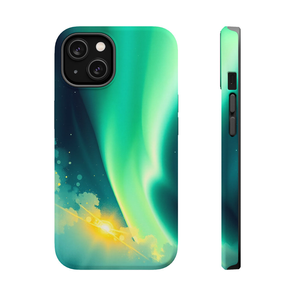 iPhone Serene Aurora Plasma Design Bold Modern Everyday Snap Case · iPhone Case