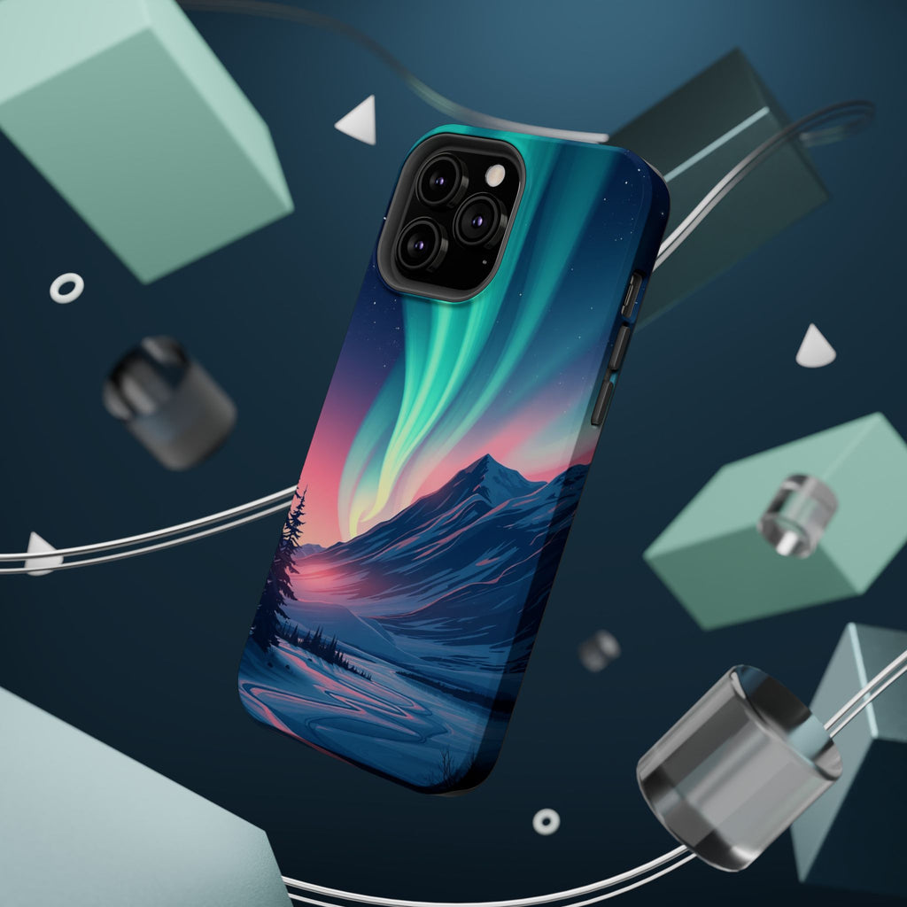 iPhone Mint And Blush Northern Lights Slim Everyday iPhone 18 Designer · iPhone