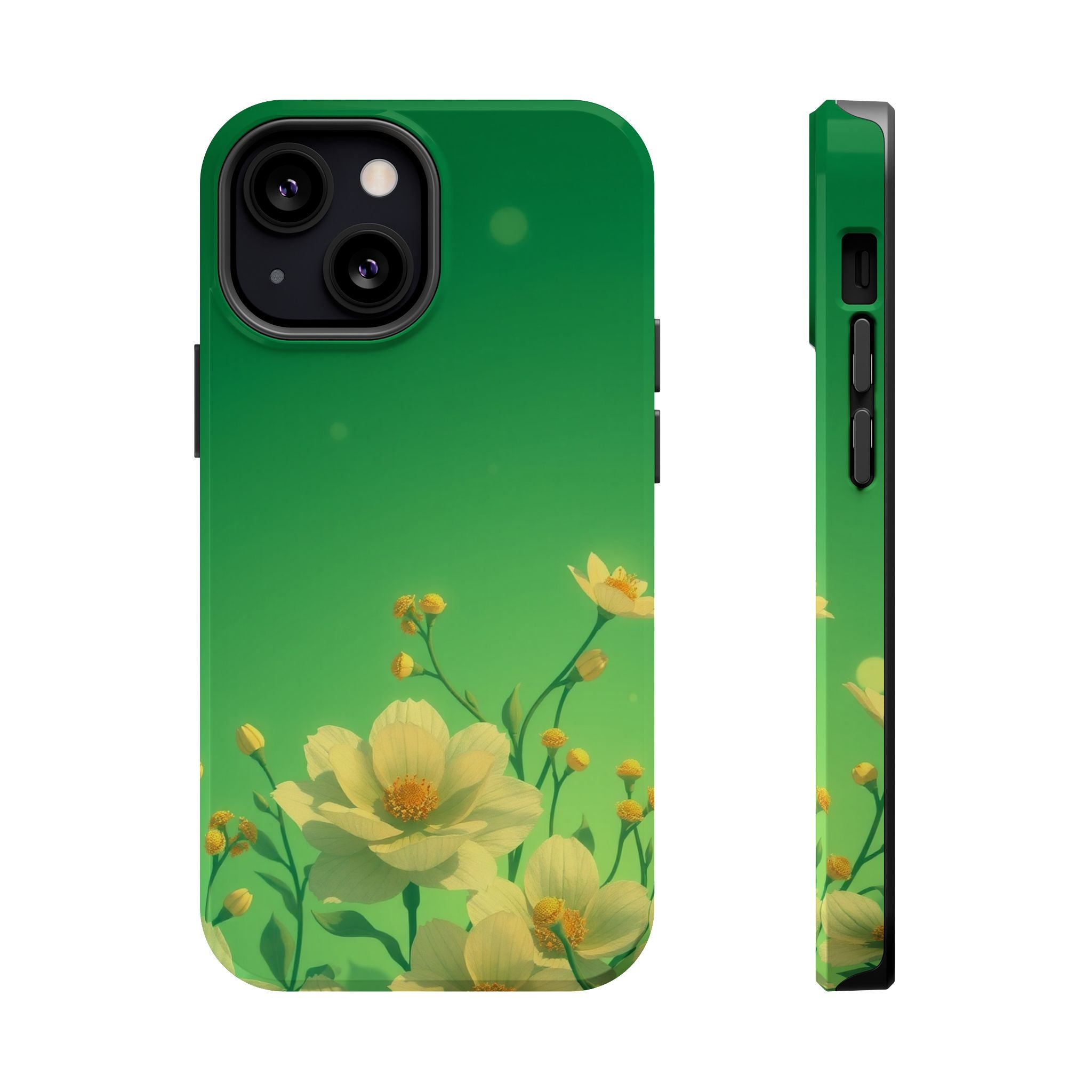 iPhone Vibrant Floral Ombre Design Bold Modern Everyday Snap Case · iPhone Case