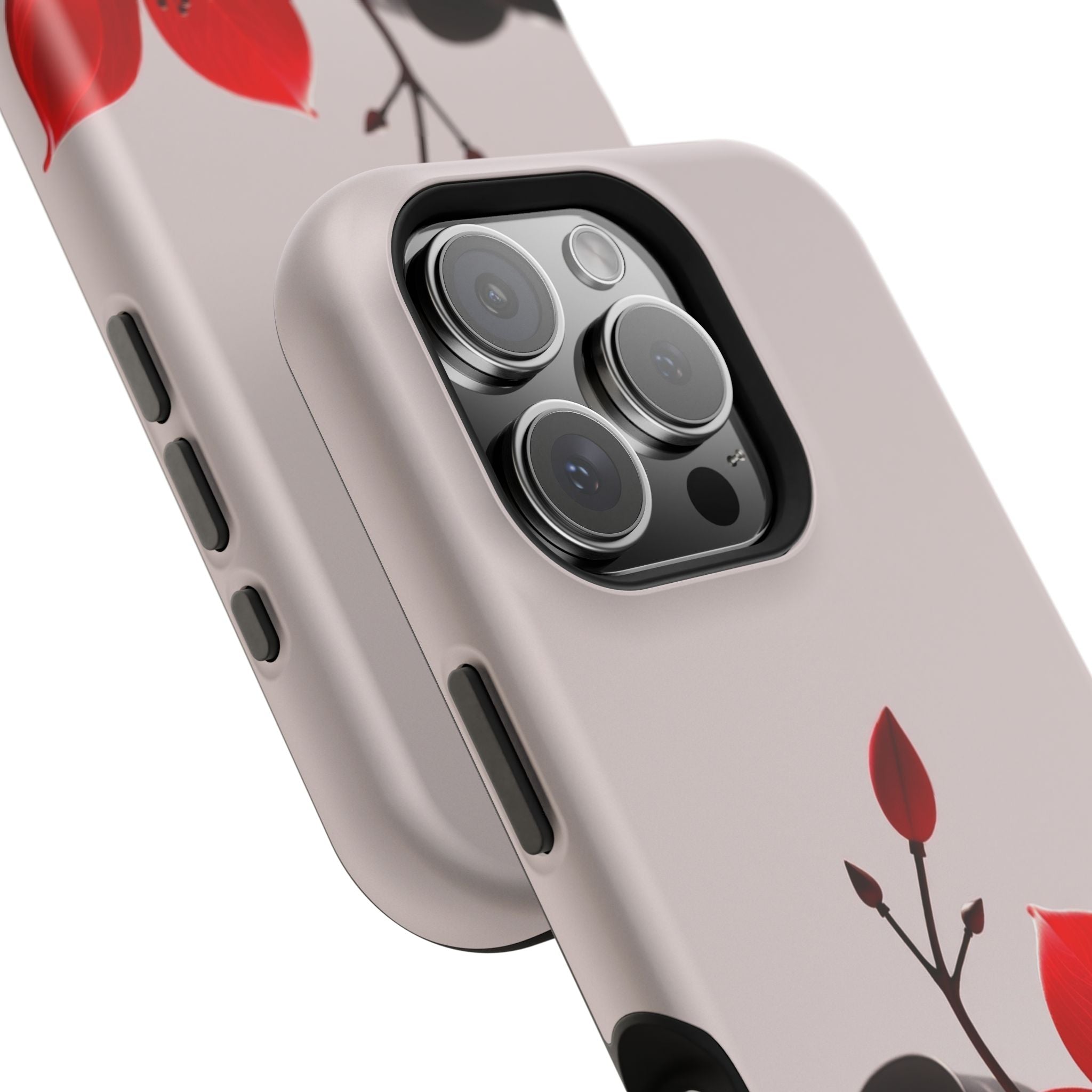 iPhone Radiant Bloom and Leaf Design Slim Everyday Designer Case · iPhone Case