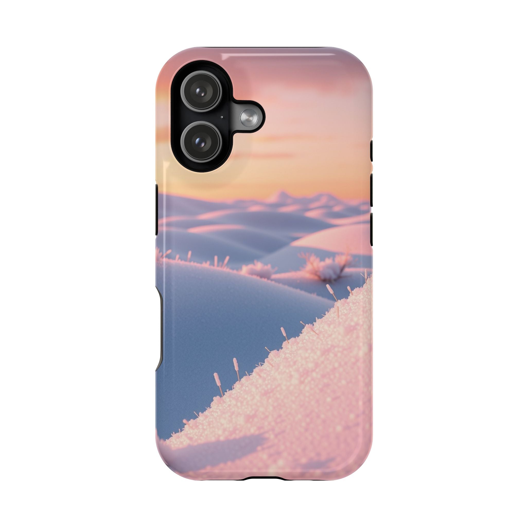 iPhone Snow Field 3D Digital Slim Everyday Designer Case · iPhone Case