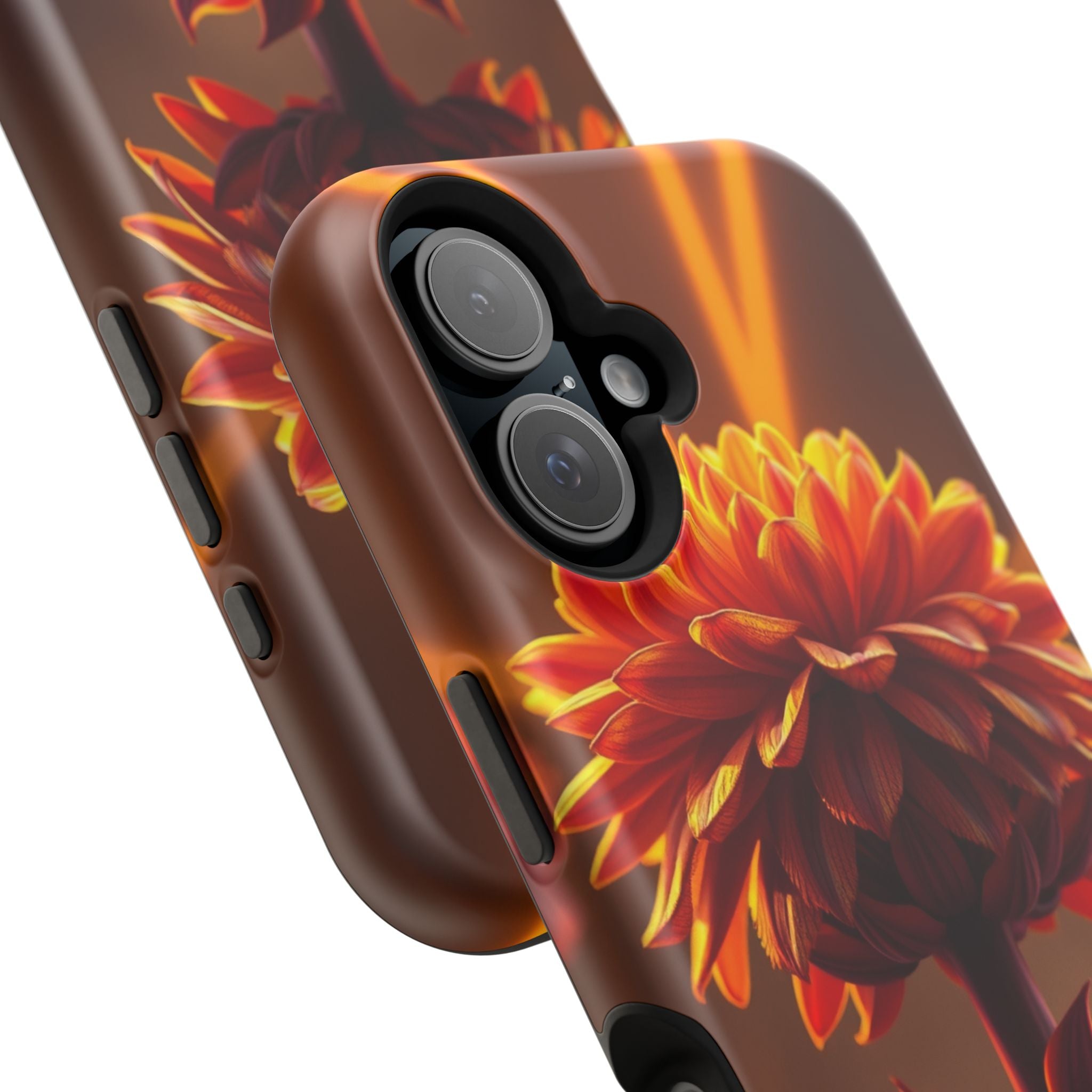 iPhone Mustard And Rust Ranunculus Stack Slim Everyday iPhone Designer · iPhone