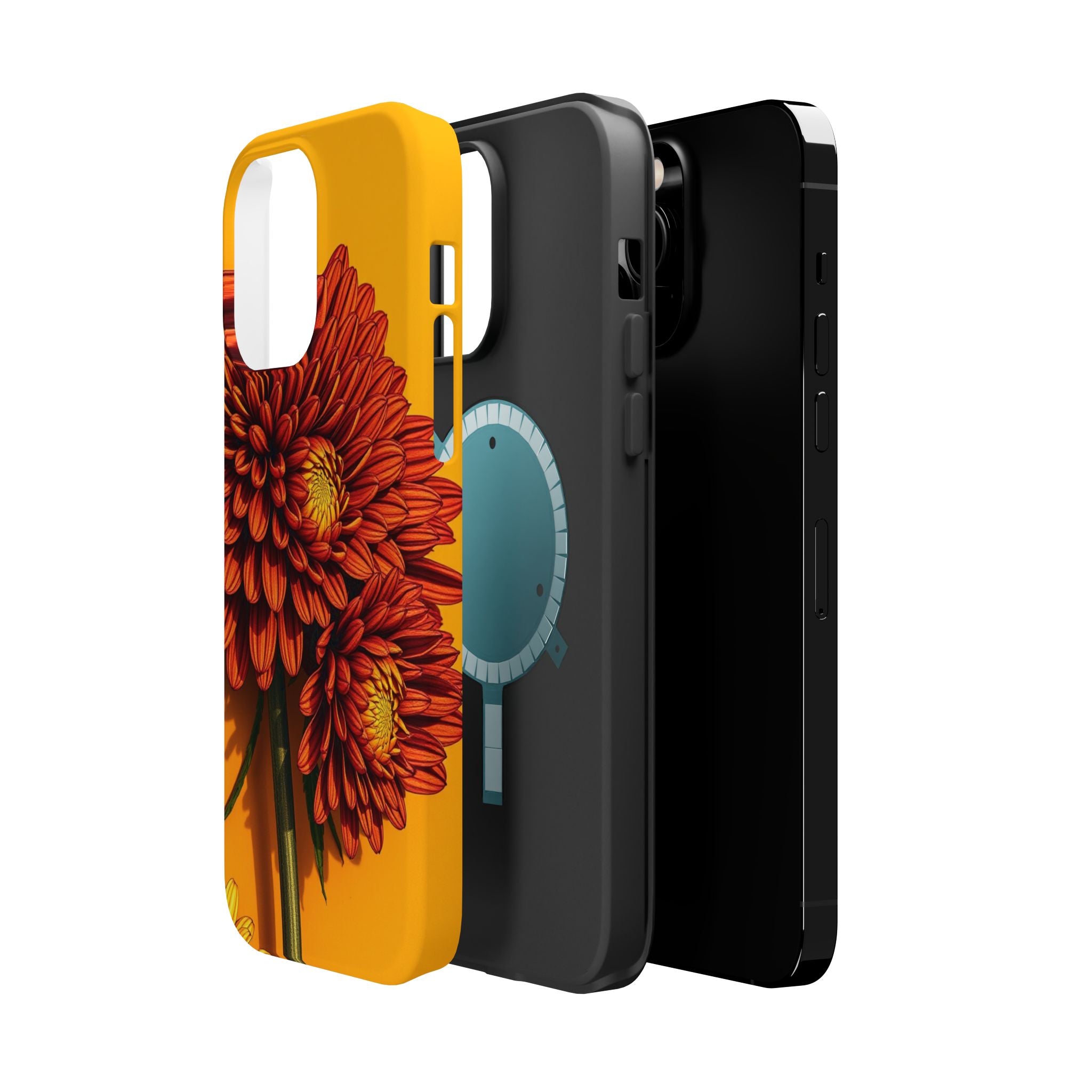 iPhone Mustard And Rust Ranunculus Stack Slim Everyday iPhone 14 · iPhone Case