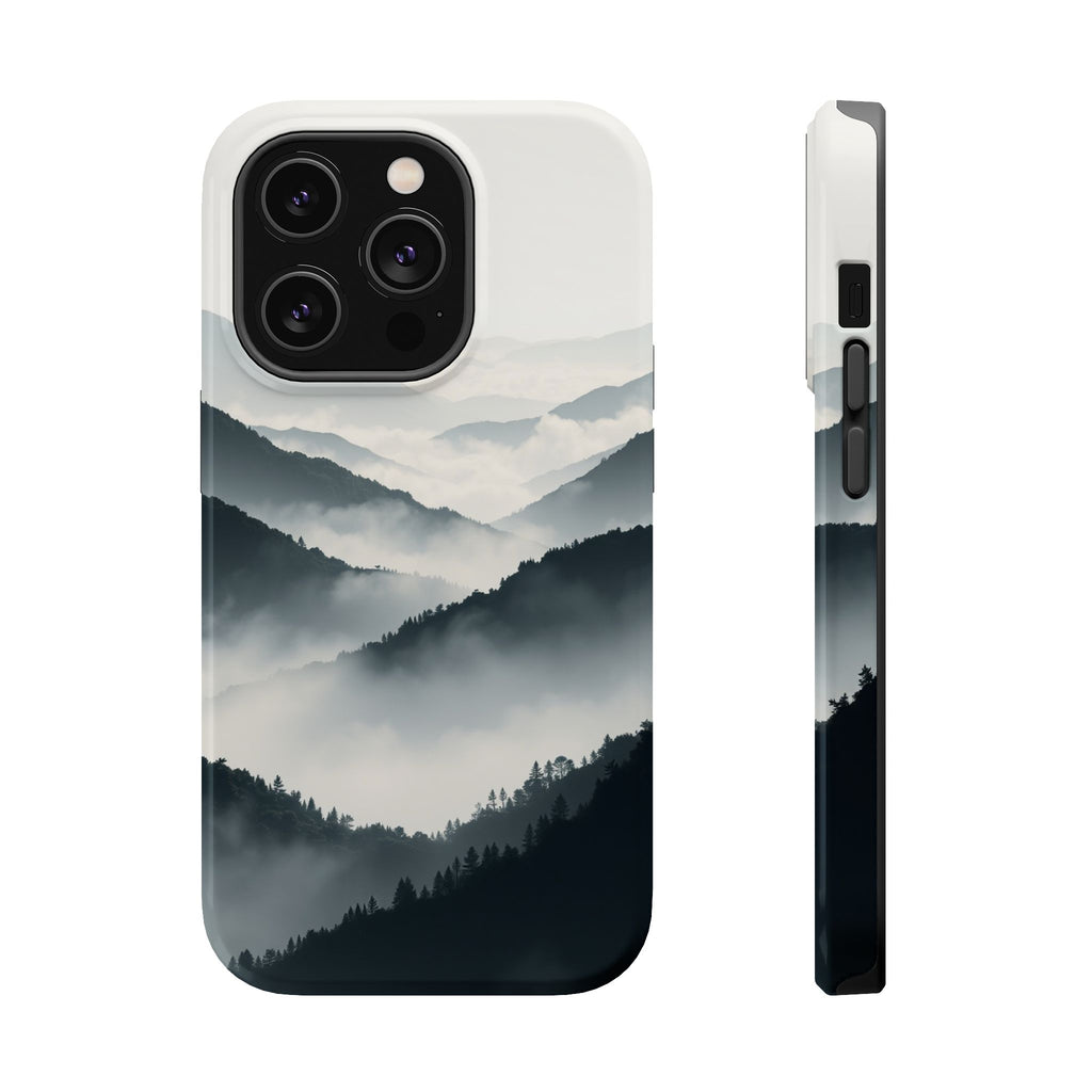 iPhone Dreamy Fog Rolling Over Hills Design Slim iPhone Everyday · iPhone Case