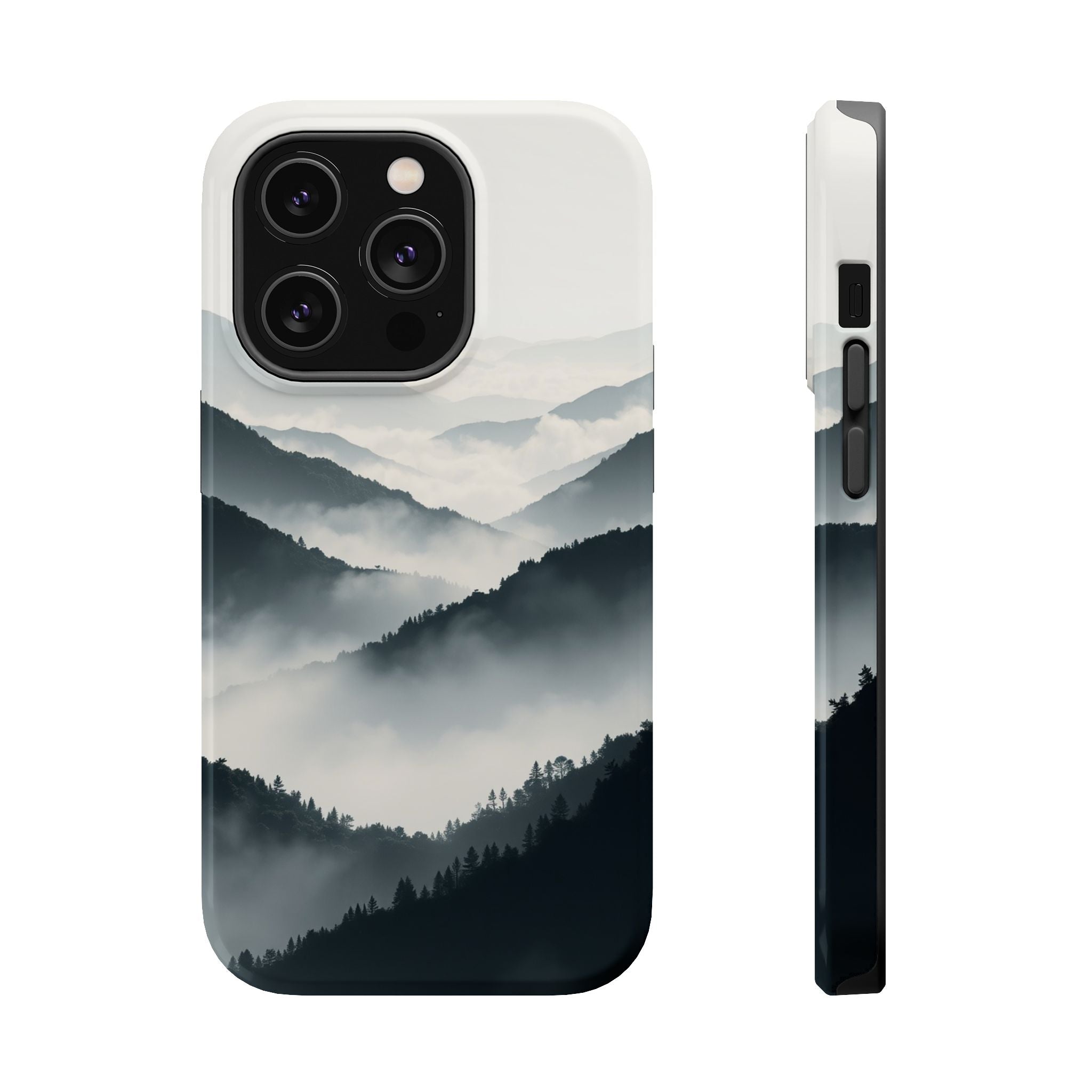 iPhone Dreamy Fog Rolling Over Hills Design Slim iPhone Everyday · iPhone Case