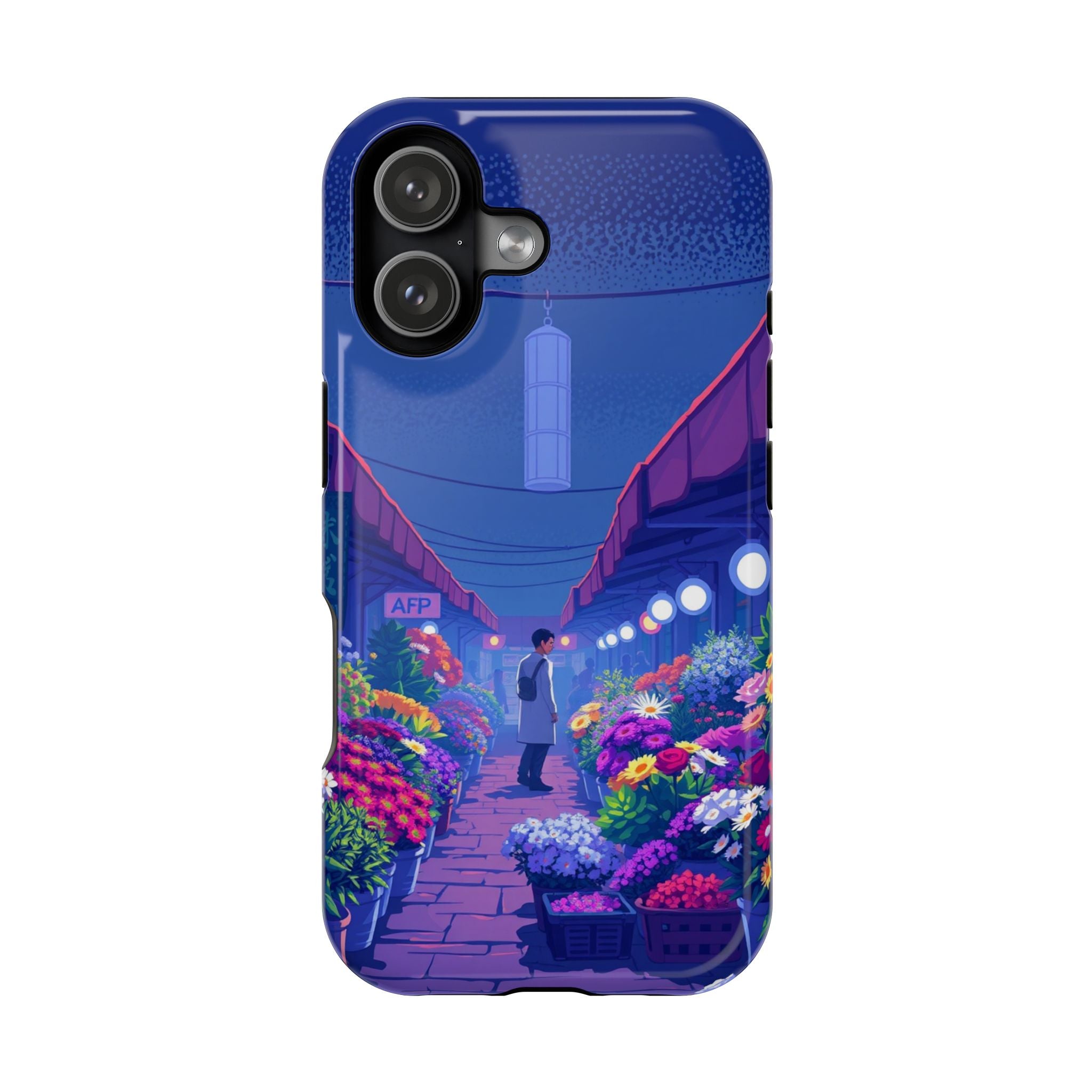 iPhone Flower Market Electric Art Bold Modern Everyday Snap Case · iPhone Case