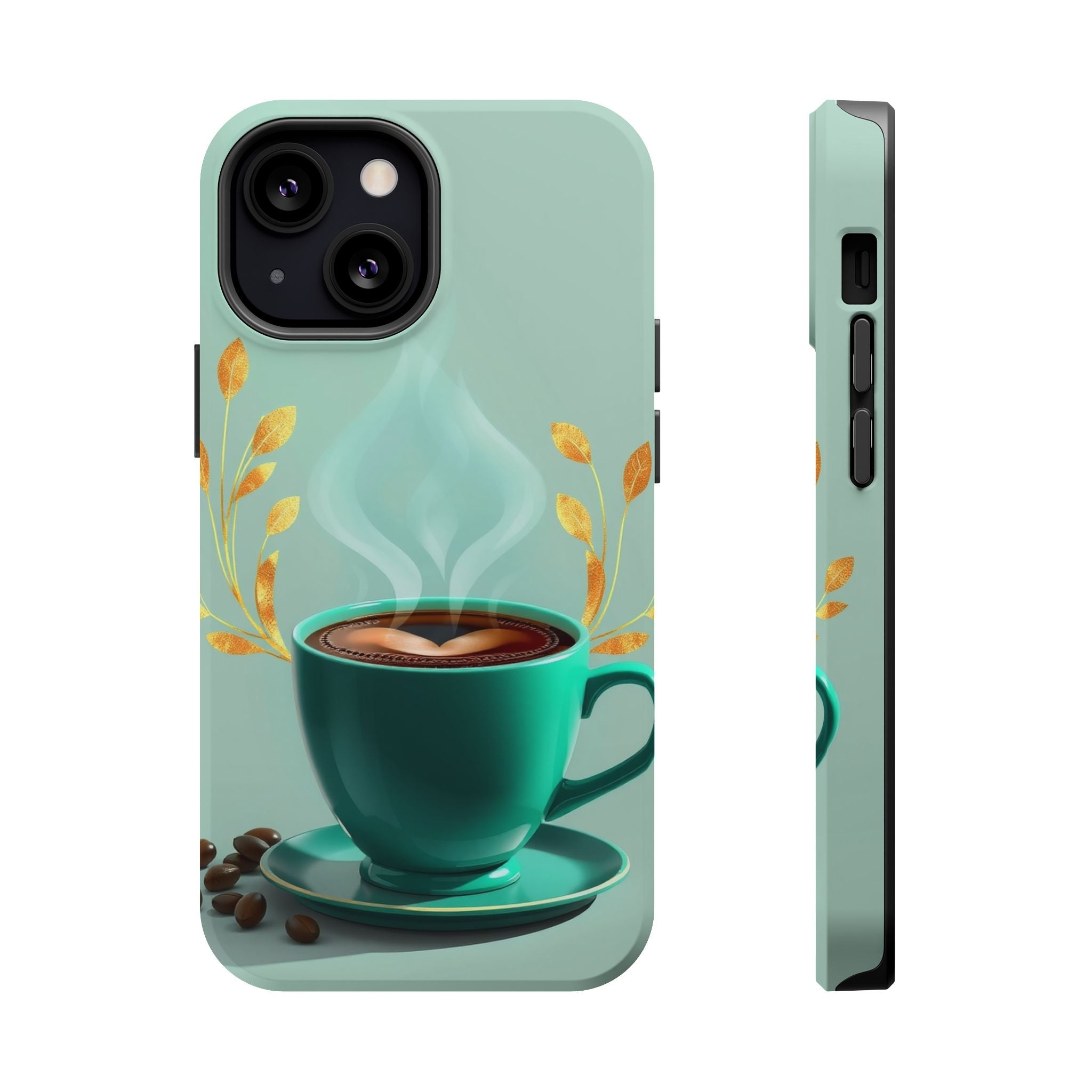 iPhone Radiant Emotional Support Coffee Design Soft Finish Everyday Case · iPhon