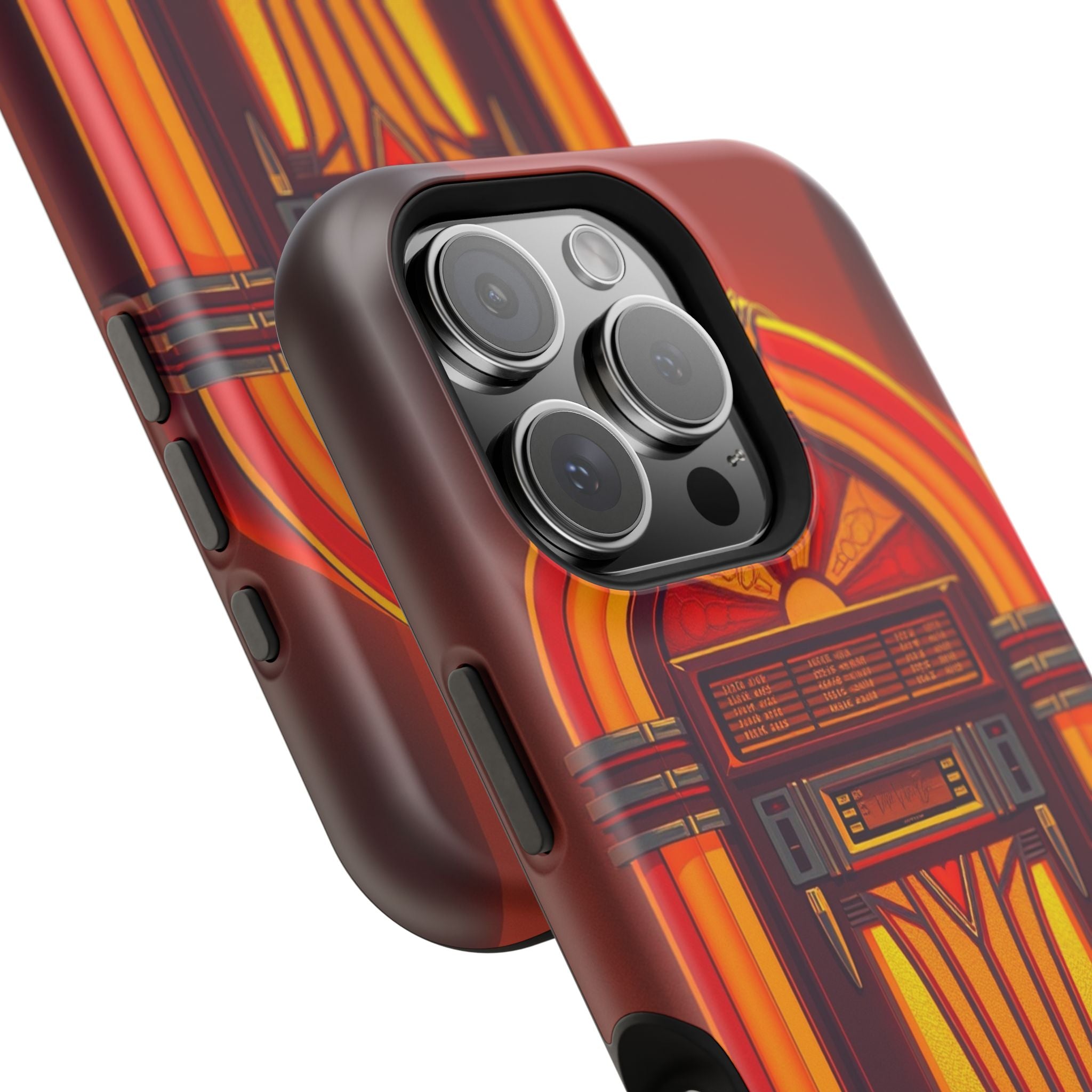 iPhone Jukebox Glow Pop Art Bold Bold Modern Everyday Snap Case · iPhone Case