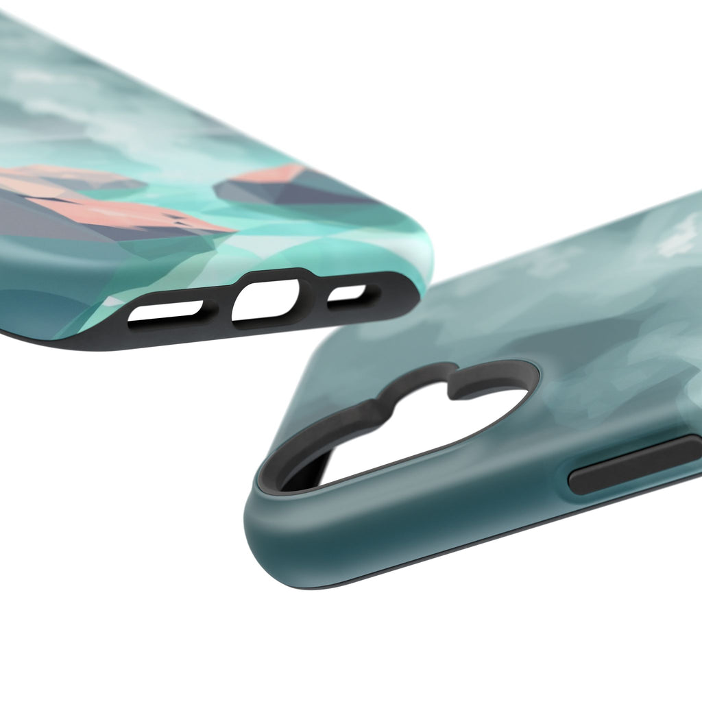 iPhone Mint And Blush Hot Spring Steam Slim Everyday iPhone 10 Designer · iPhone