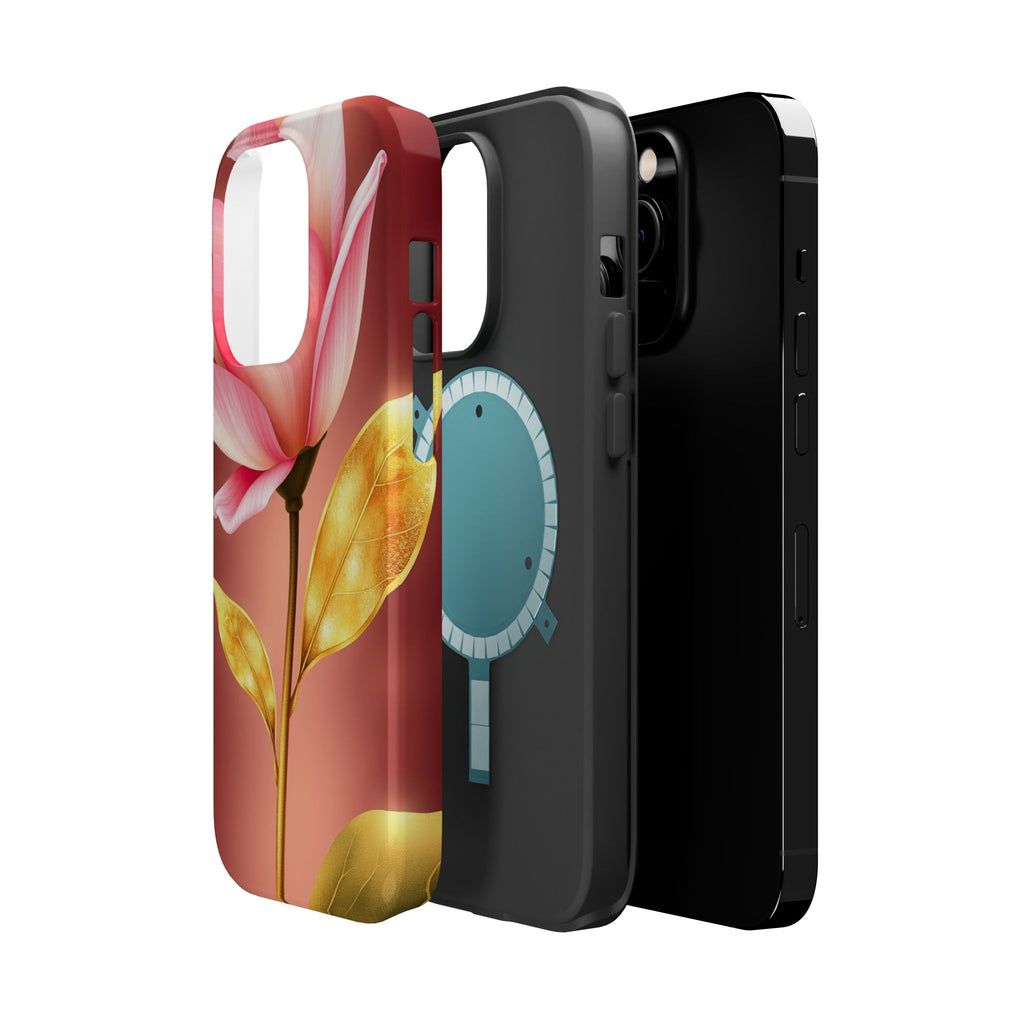 iPhone Dreamy Bloom and Leaf Design 14 Slim Everyday Designer Case · iPhone Case