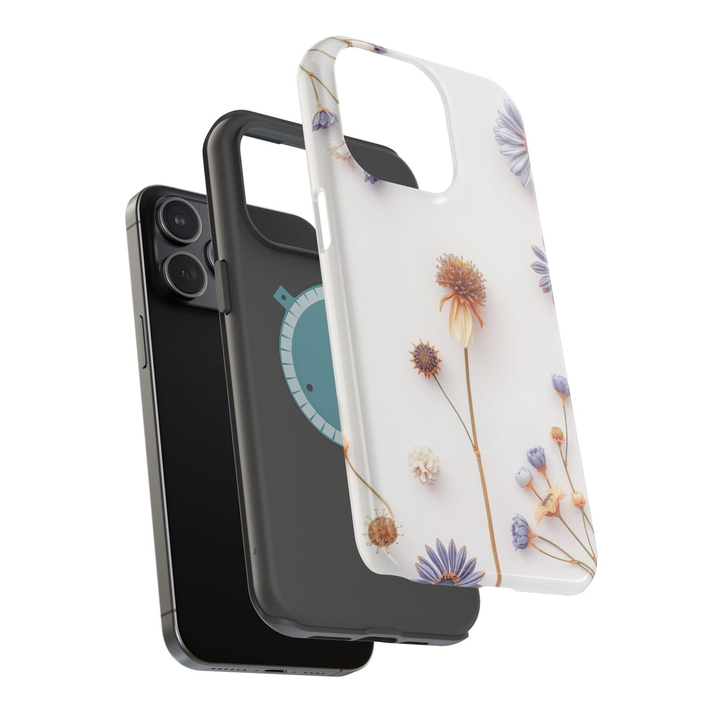 iPhone Dried Flower Flat Lay Bold Art Slim Everyday Designer Case · iPhone Case