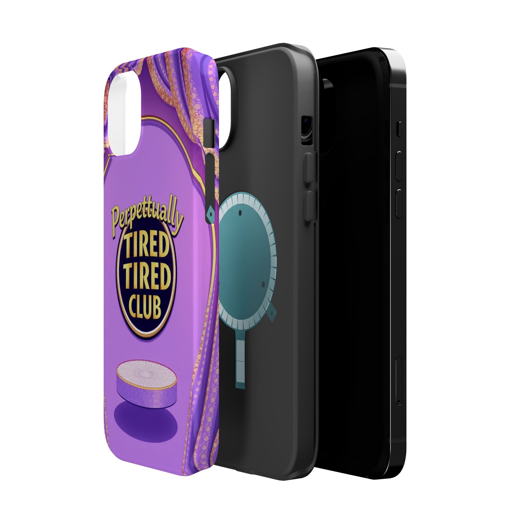iPhone Perpetually Tired Club Bold Art Slim Everyday Designer Case · iPhone Case
