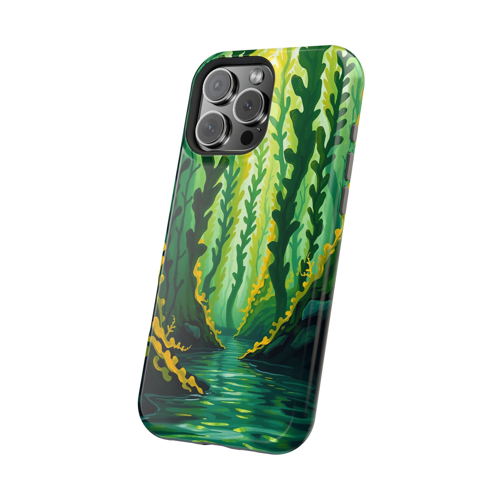 iPhone Kelp Forest Oil Painting Impressionist Slim iPhone Everyday · iPhone Case