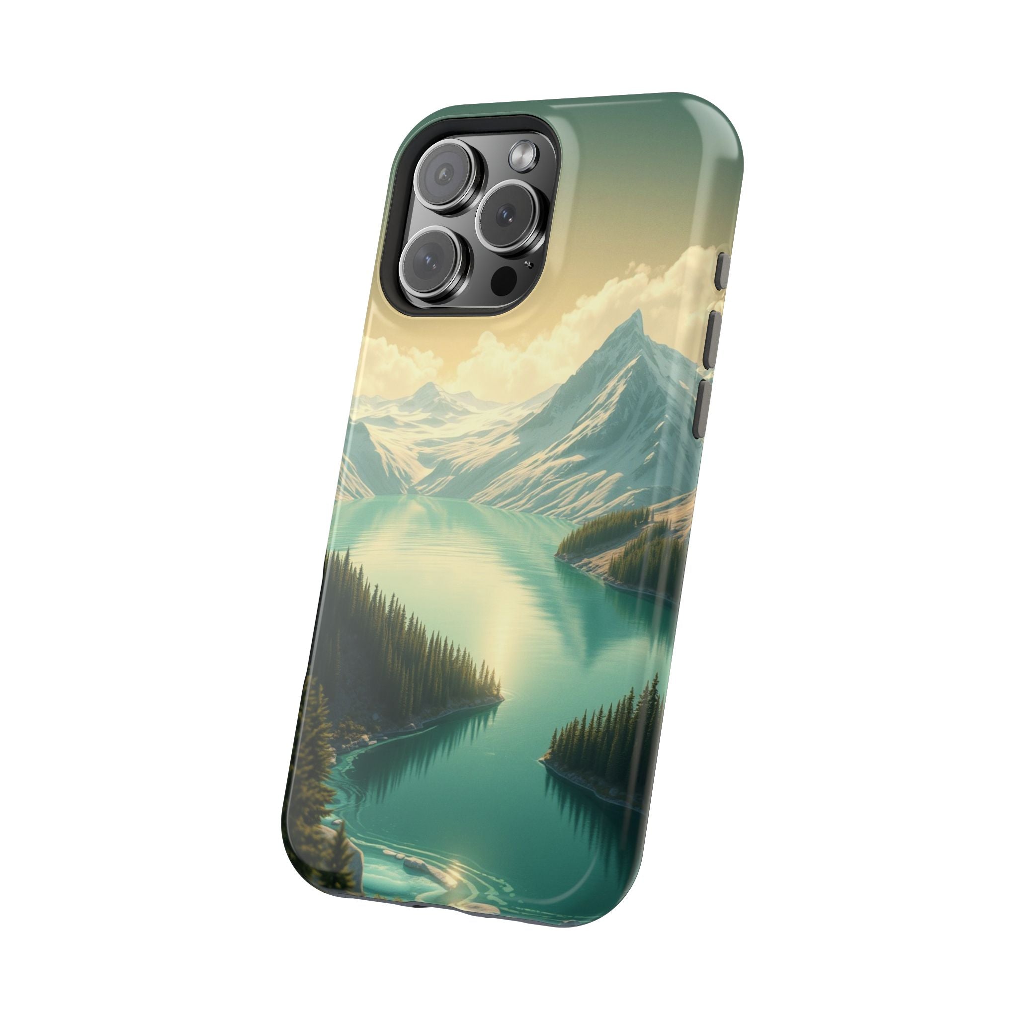 iPhone Glacier Lake Bold Art Slim Everyday Designer Case · iPhone Case