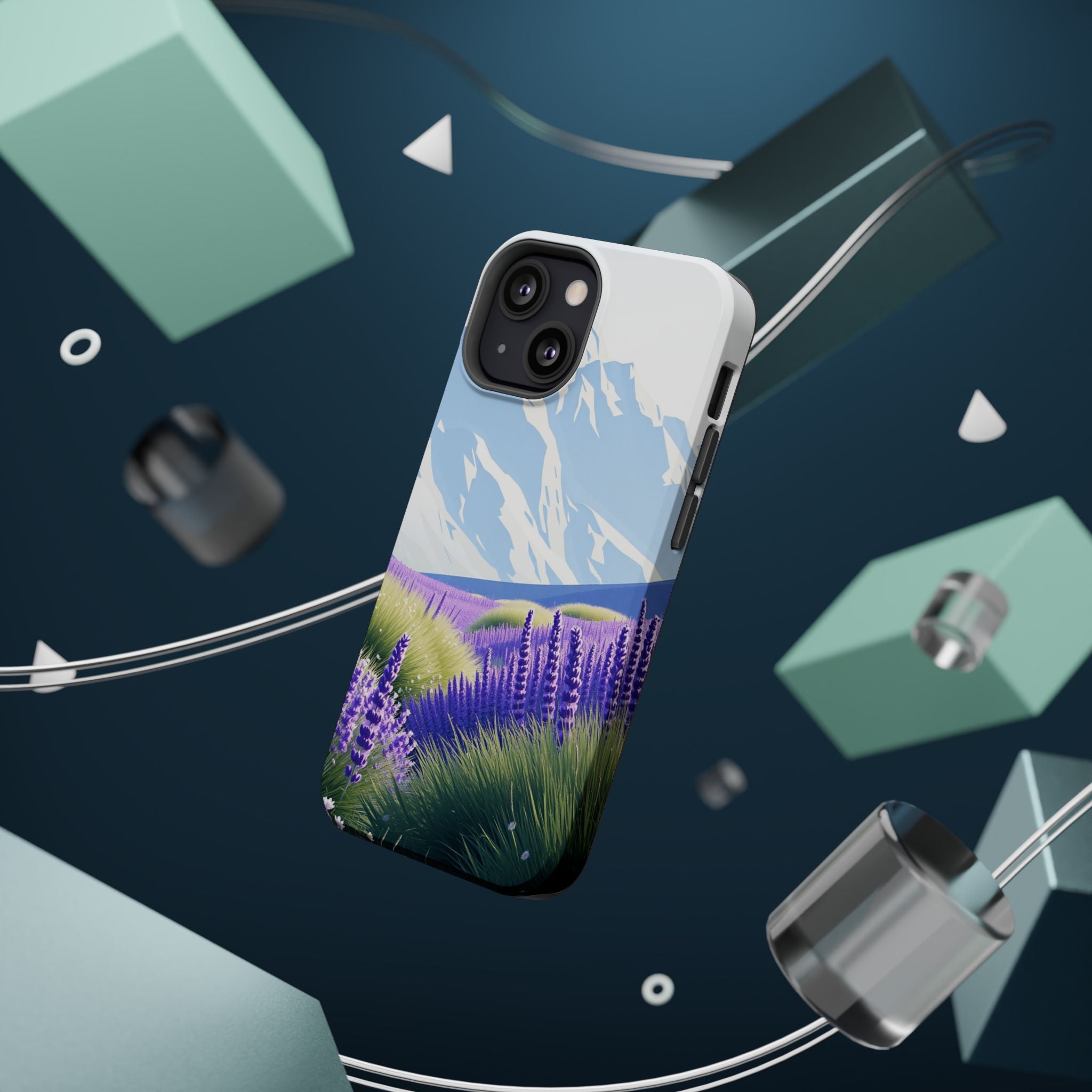 iPhone Alpine Meadow Electric Art 10 Slim Everyday Designer Case · iPhone Case