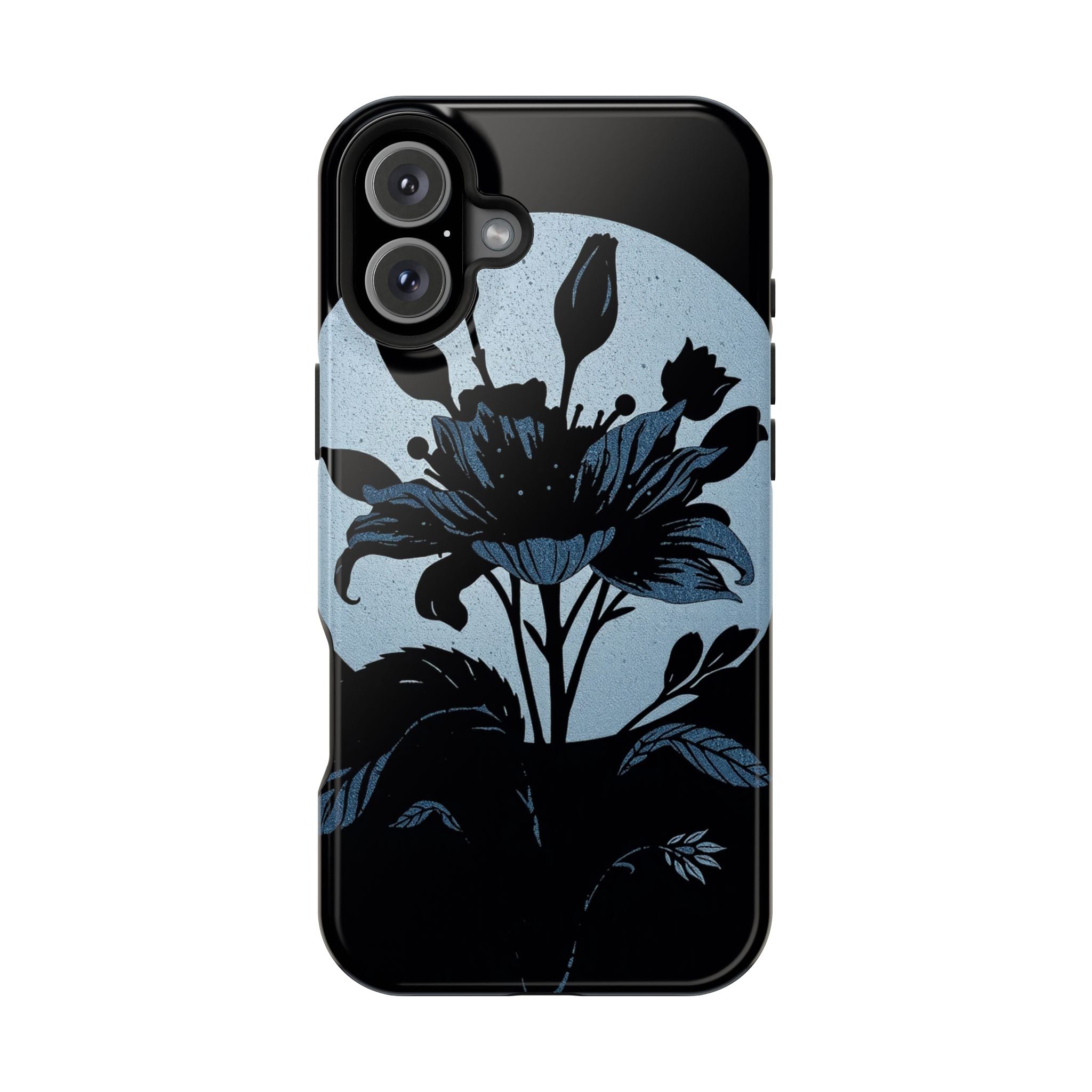 iPhone Radiant Floral Silhouette Design Slim Everyday Designer Case · iPhone Cas