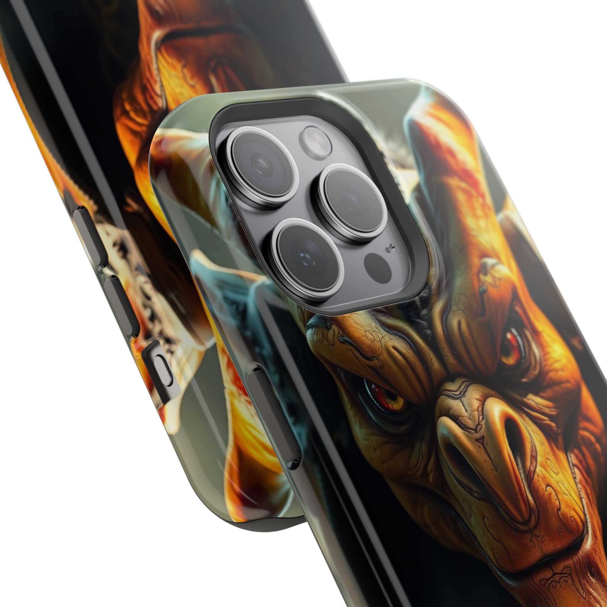 iPhone Mustard And Rust Goblin Mode Activated Slim Everyday Designer Case · iPho