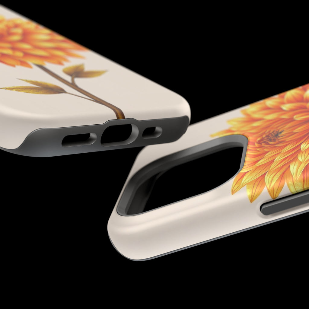 iPhone Chrysanthemum Classic Gold Foil Luxury Slim iPhone Everyday · iPhone Case
