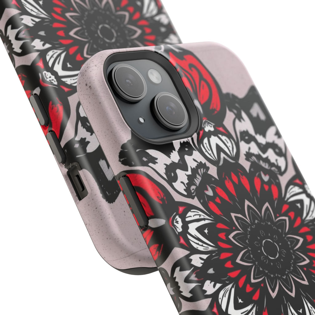 iPhone Floral Mandala Bold Art Slim Everyday Designer Case · iPhone Case