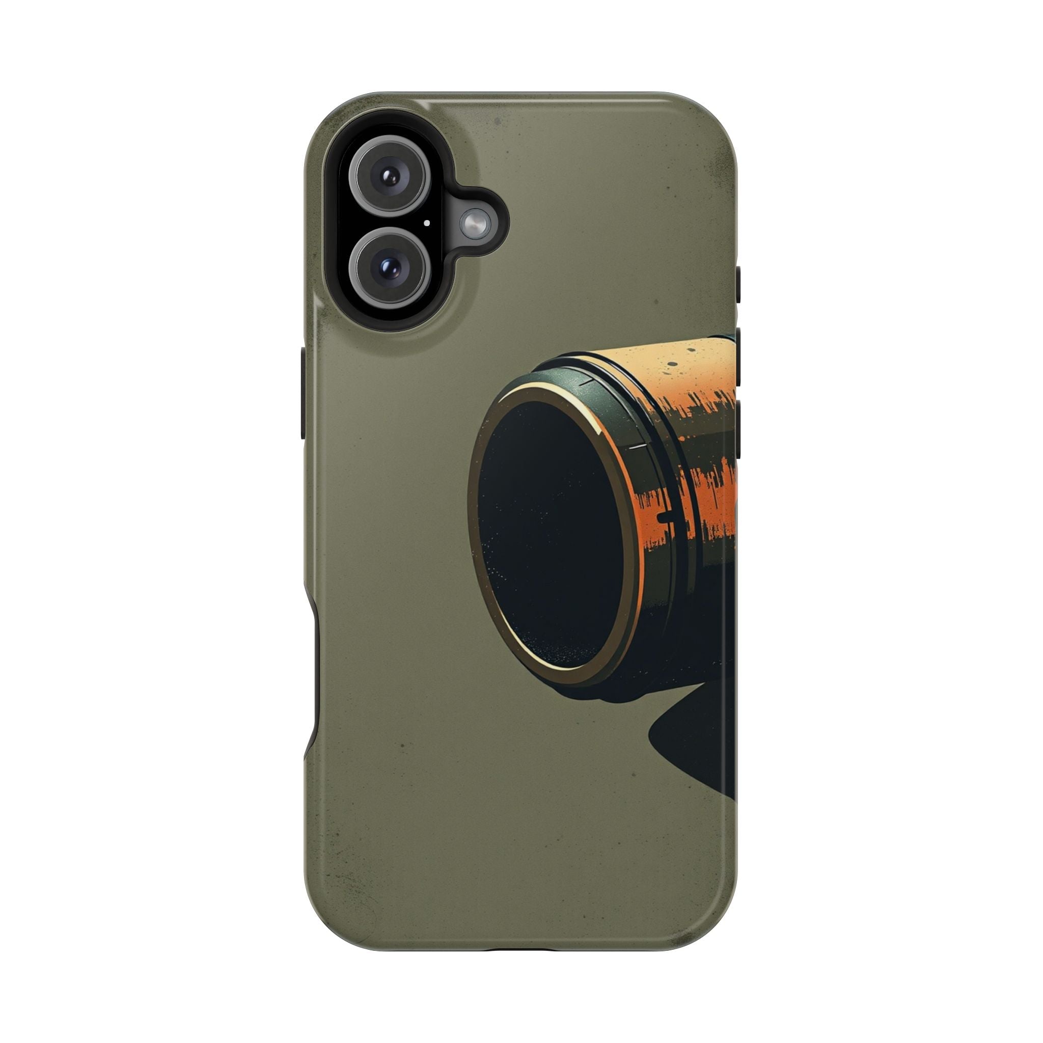 iPhone Charcoal And Copper Vintage Postcard Slim Everyday Designer Case · iPhone