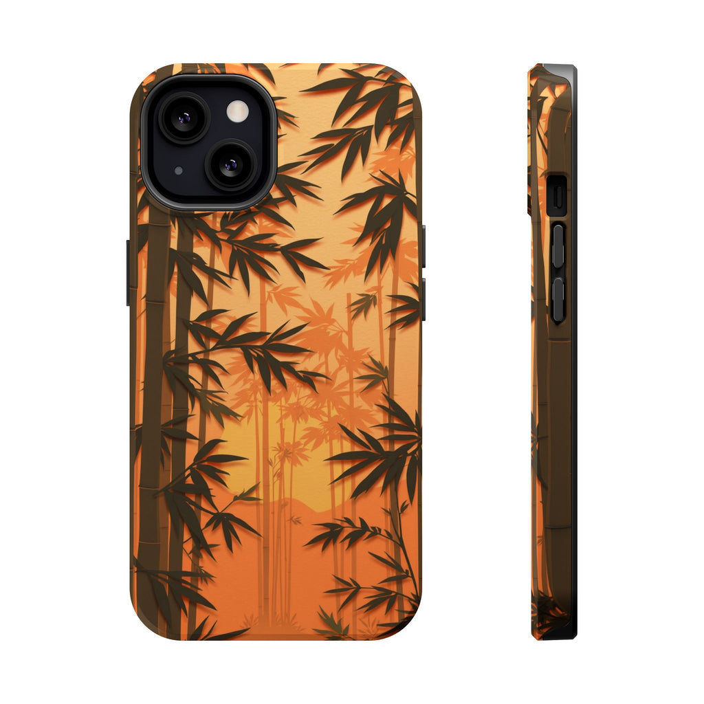 iPhone Earthy Bamboo Grove Design 12 Slim Everyday Designer Case · iPhone Case