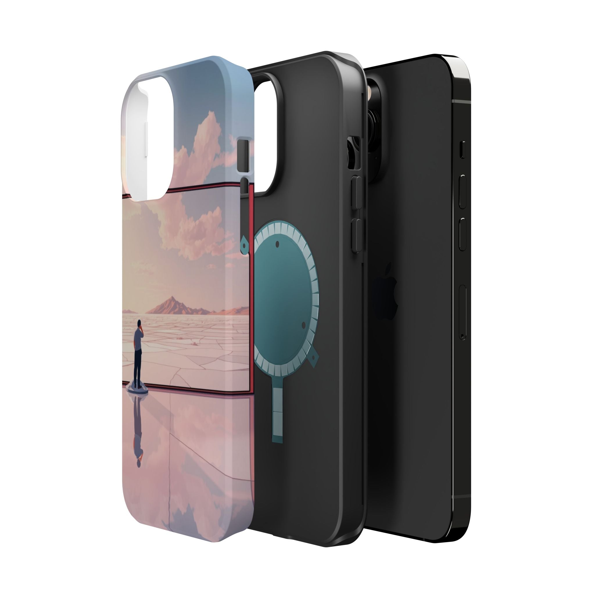 iPhone Salt Flat Mirror Stained Glass Slim Everyday Designer Case · iPhone Case