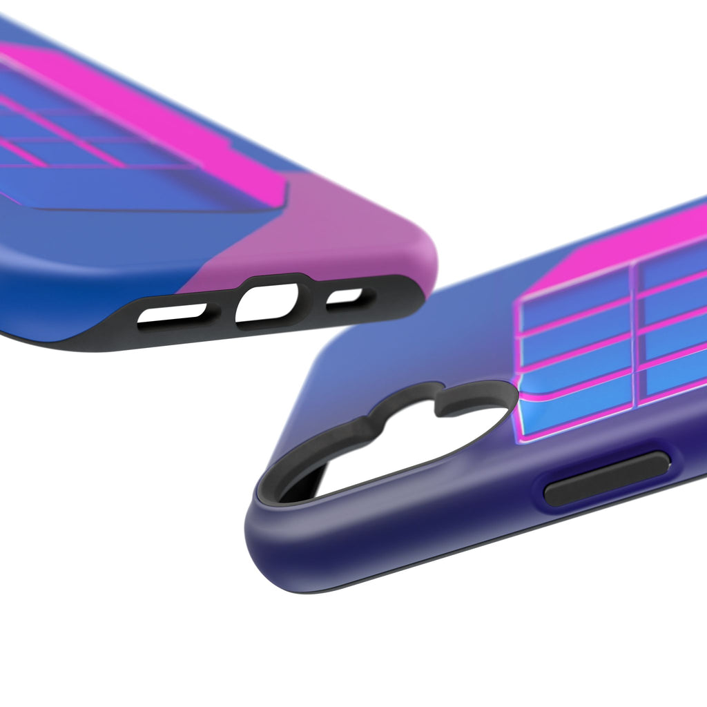 iPhone Earthy 80s Grid Synthwave Design Slim Everyday Designer Case · iPhone Cas